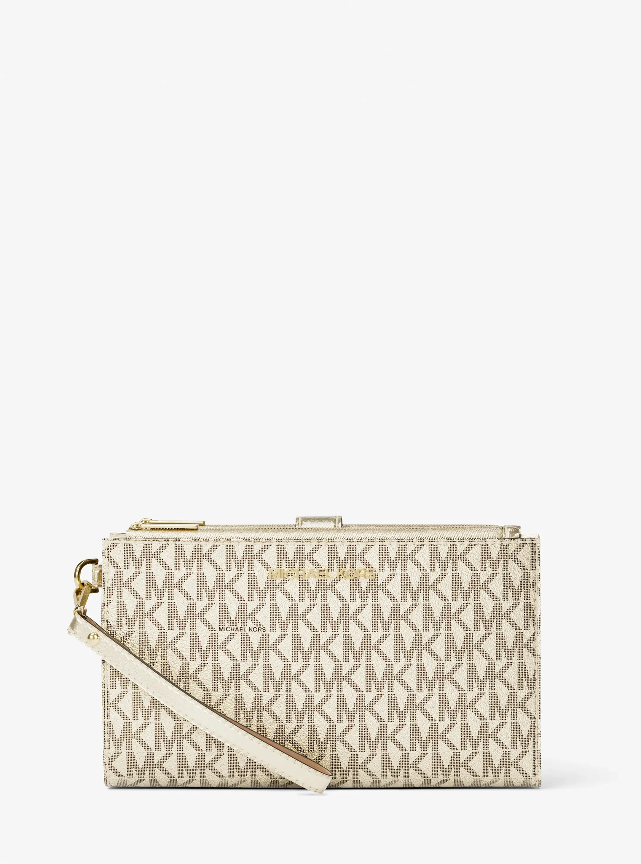 Michael Kors Jet Set Travel Large Signature Logo Wristlet