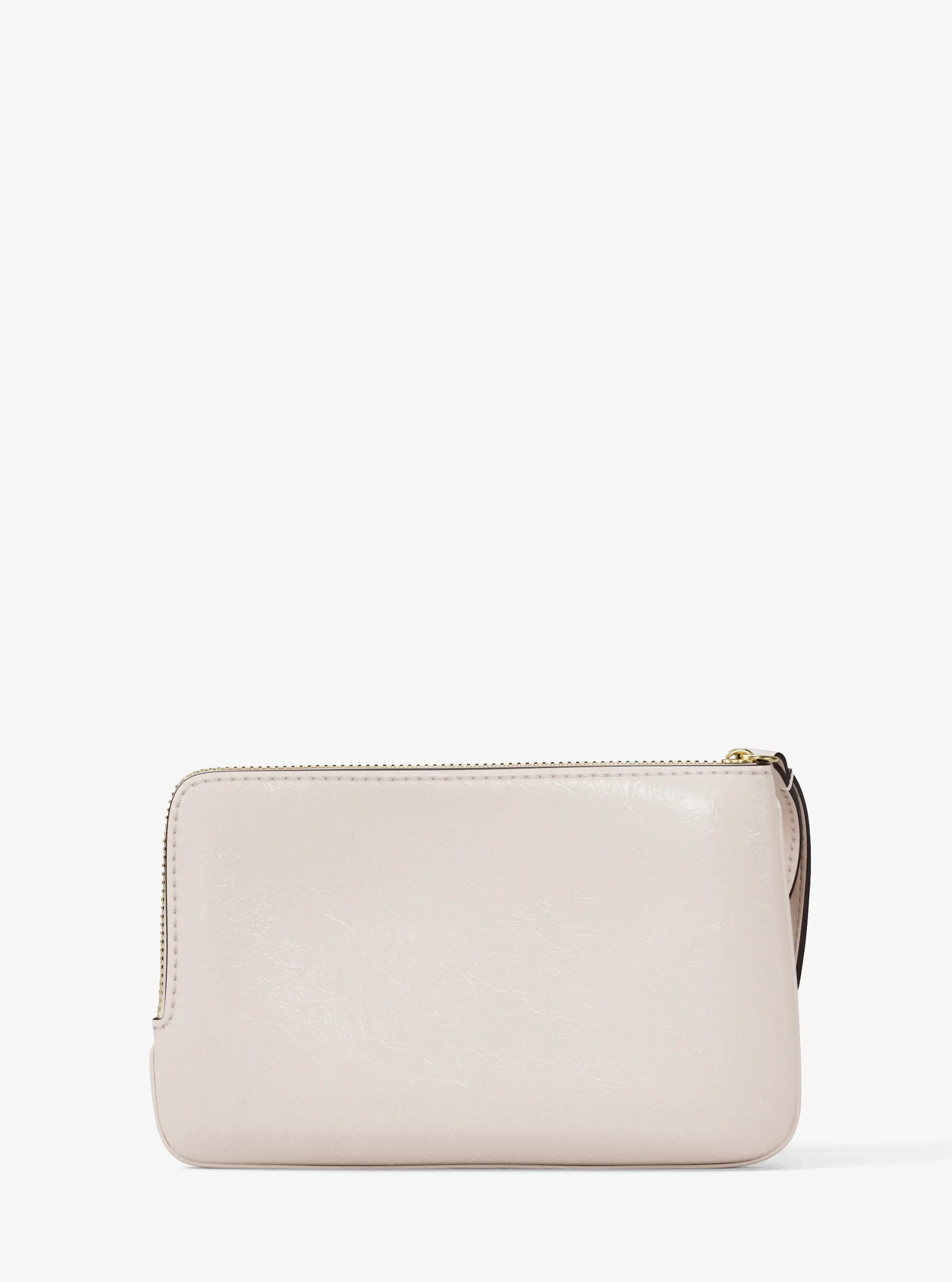Сумка Michael Kors Jet Set Travel Small Crackled Wristlet, цвет: Кремовый — фото 3