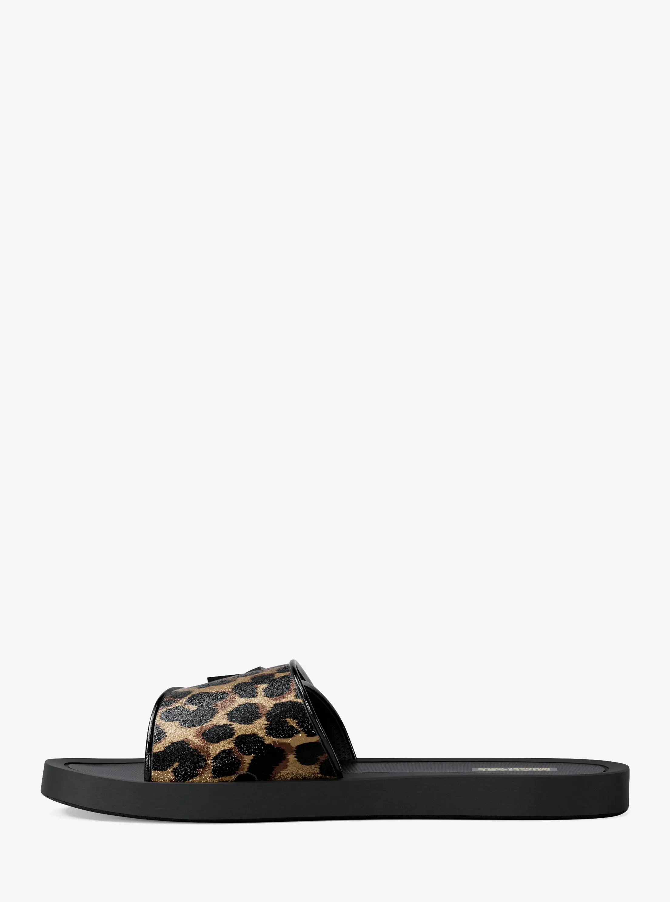Сандалии Michael Kors Palmer Cheetah Print Slide Sandal, цвет: Верблюжий — фото 3