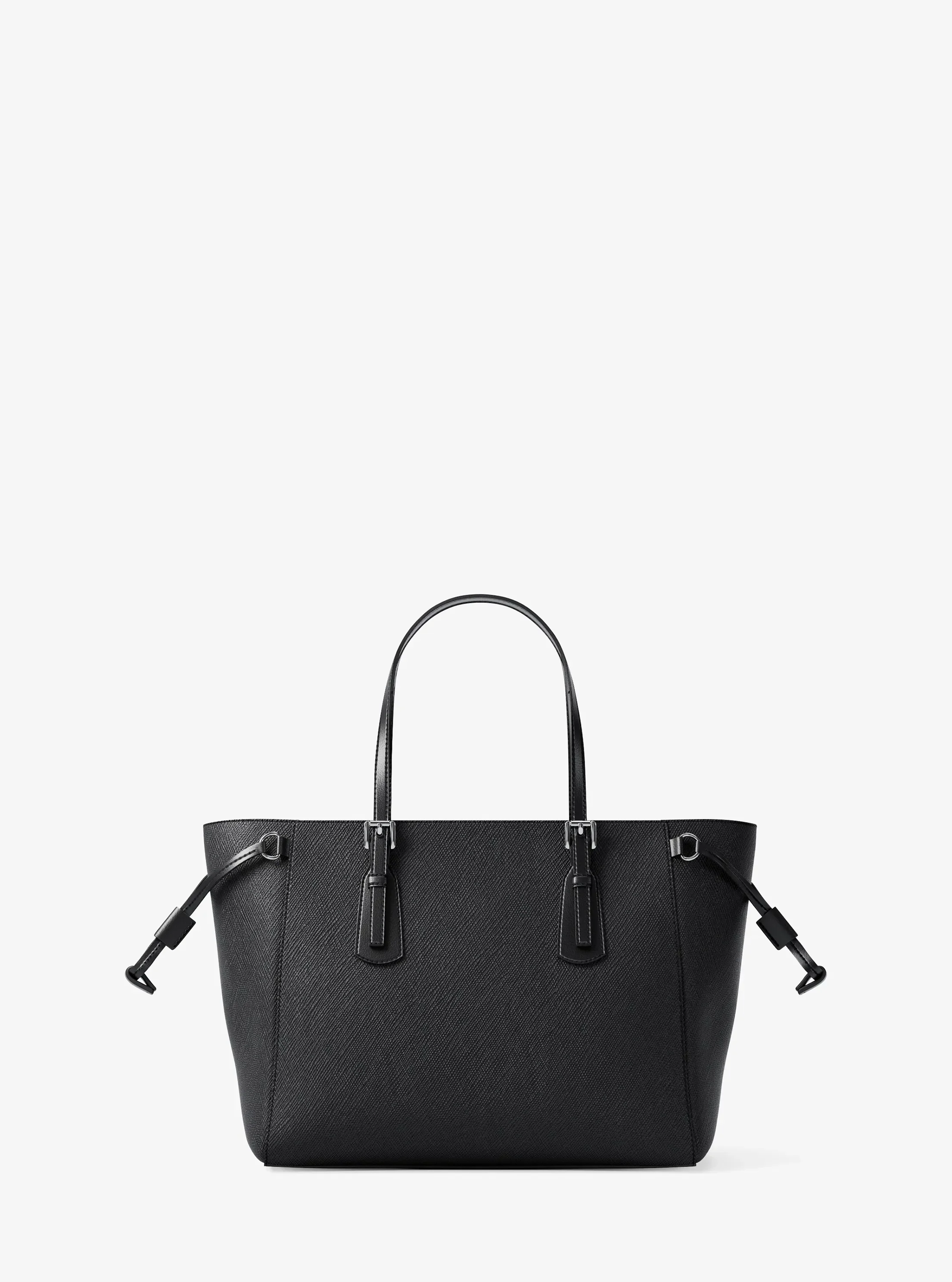 Женская сумка Michael Kors Voyager Extra-Small Pebbled Leather Convertible Crossbody, цвет: Чёрный — фото 5