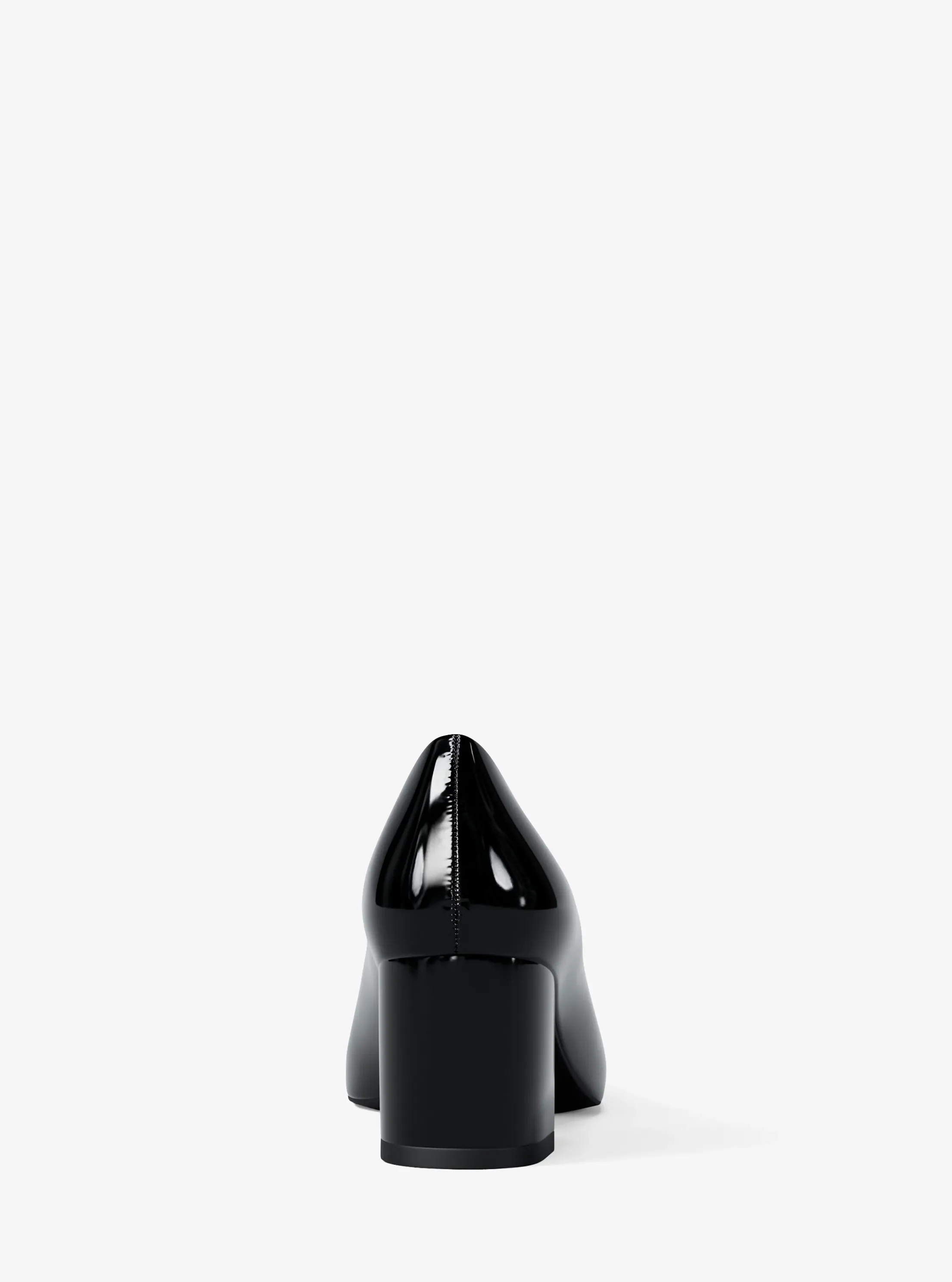 Туфли Michael Kors Dori Patent Block Heel Pump, цвет: Чёрный — фото 4