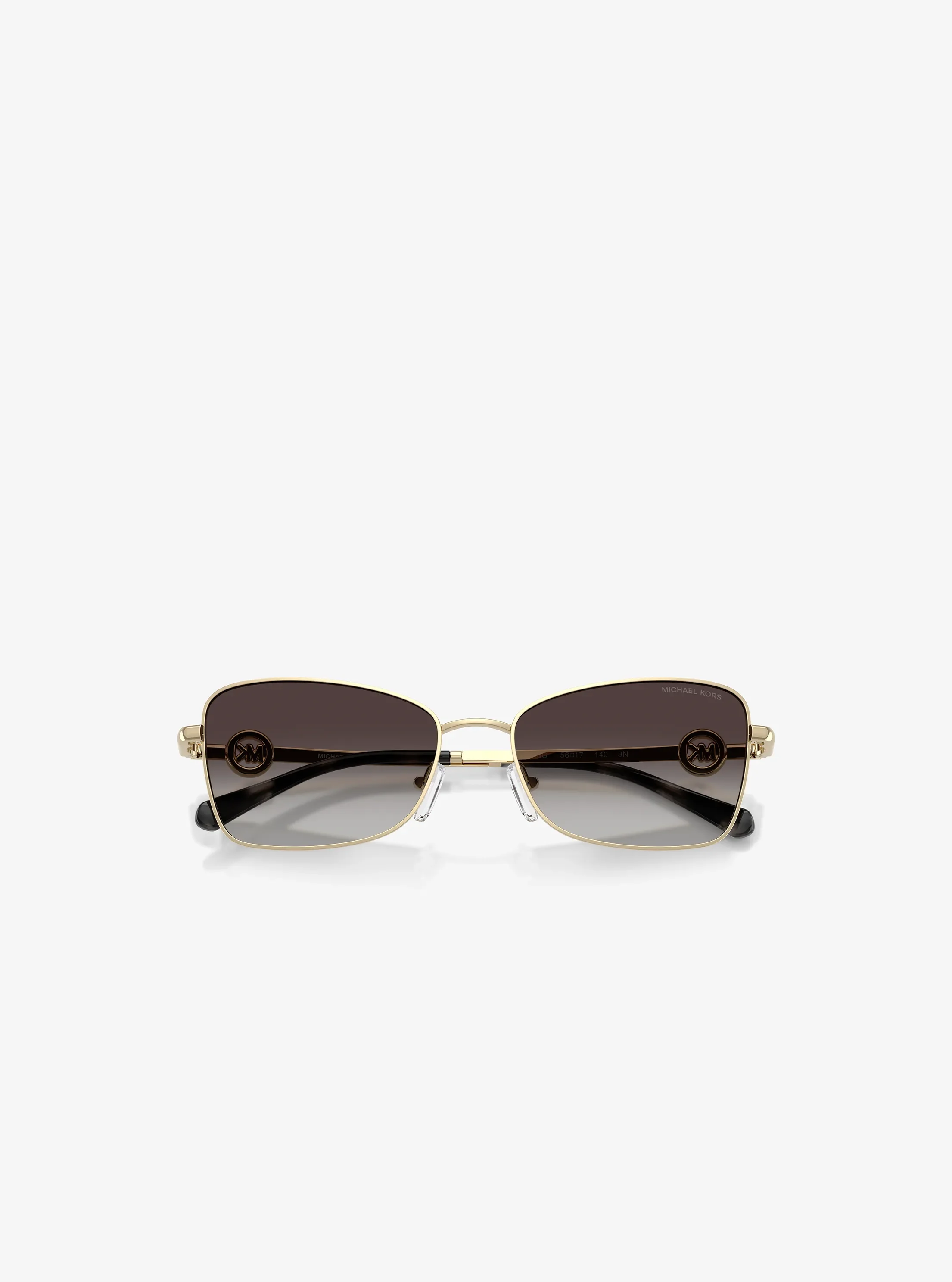 Женские солнцезащитные очки Michael Kors Andros Sunglasses, цвет: Золотой — фото 5