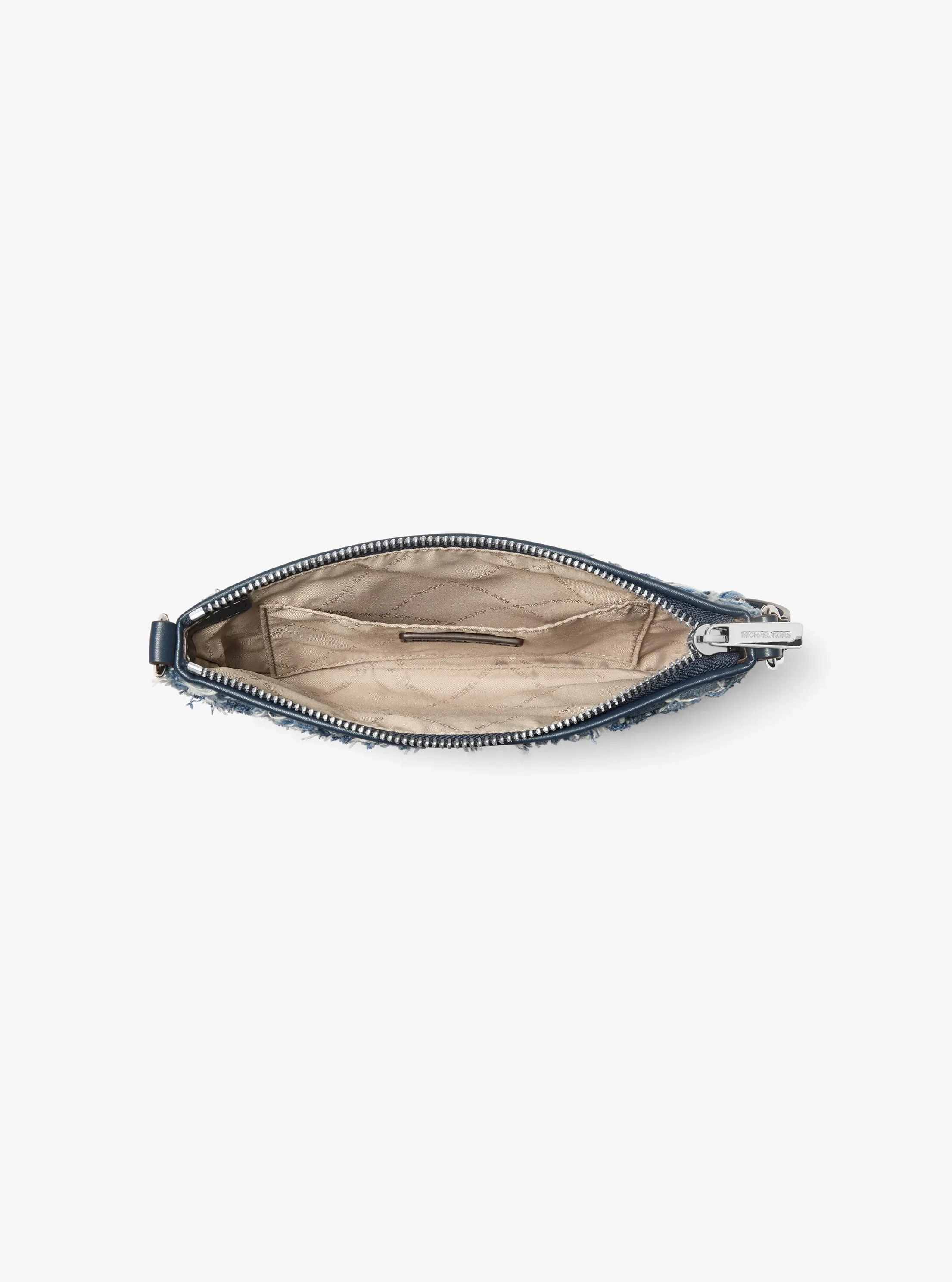 Michael Kors Jet Set Travel Small Patchwork Denim Convertible Wristlet — фото 2