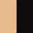 NATURAL/BLACK