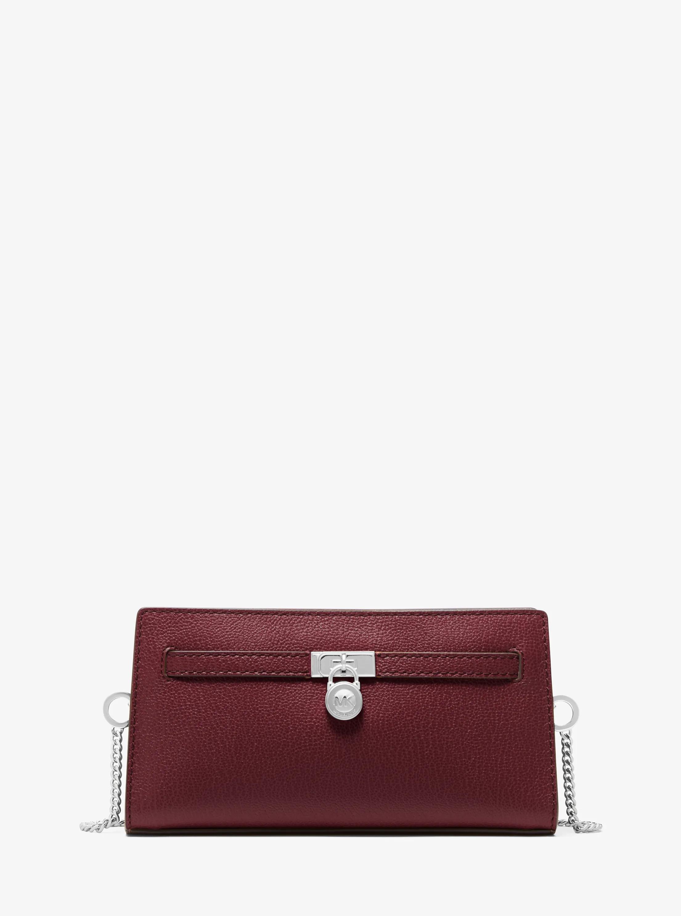 Hamilton Moderne Extra-Small Leather Convertible Crossbody Bag in OXBLOOD | Michael Kors