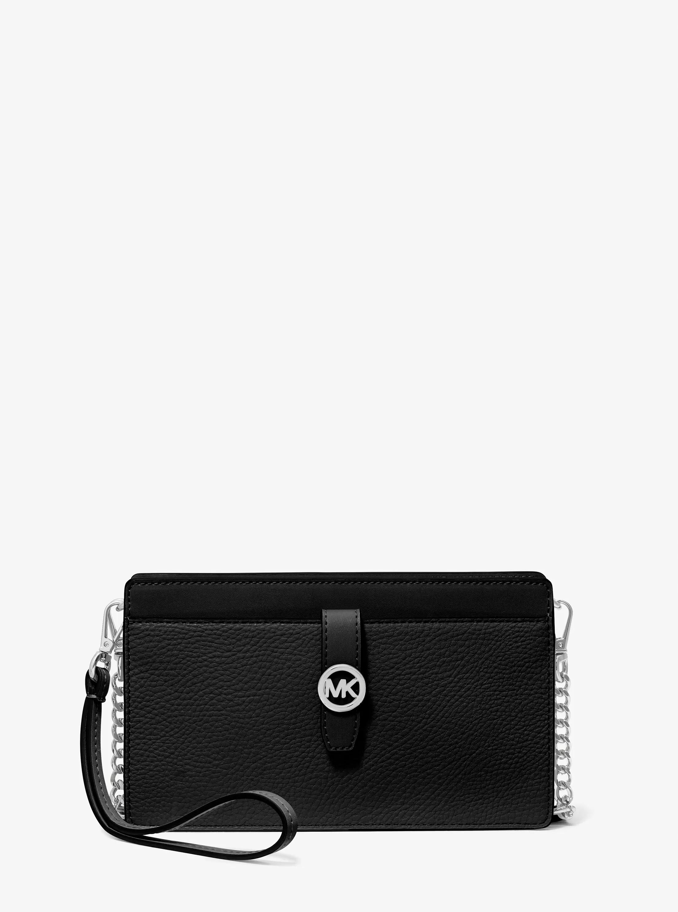 Jet Set Travel Wristlet Crossbody Bag in BLACK | Michael Kors