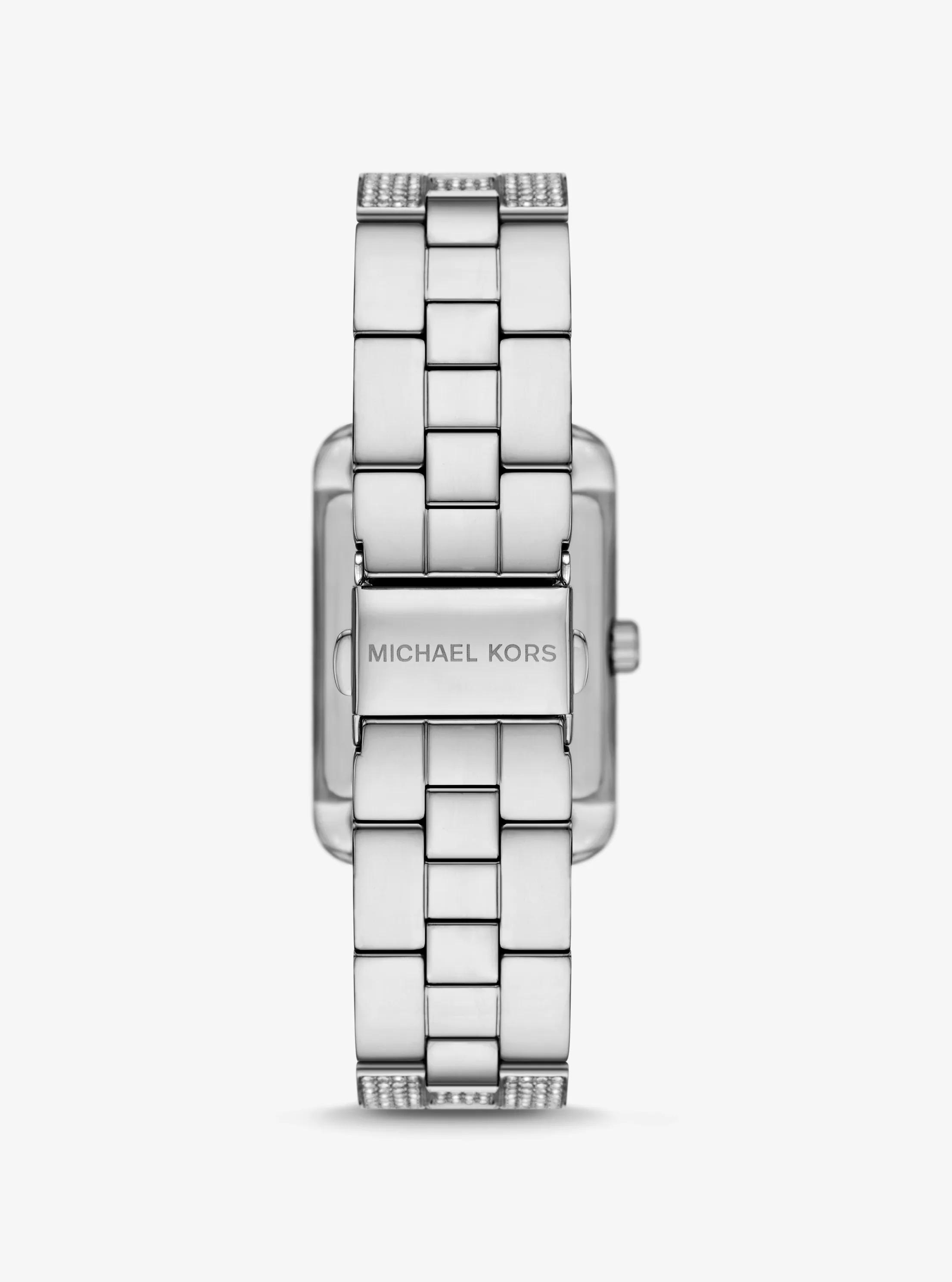 Monroe Pavé Silver-Tone Watch
