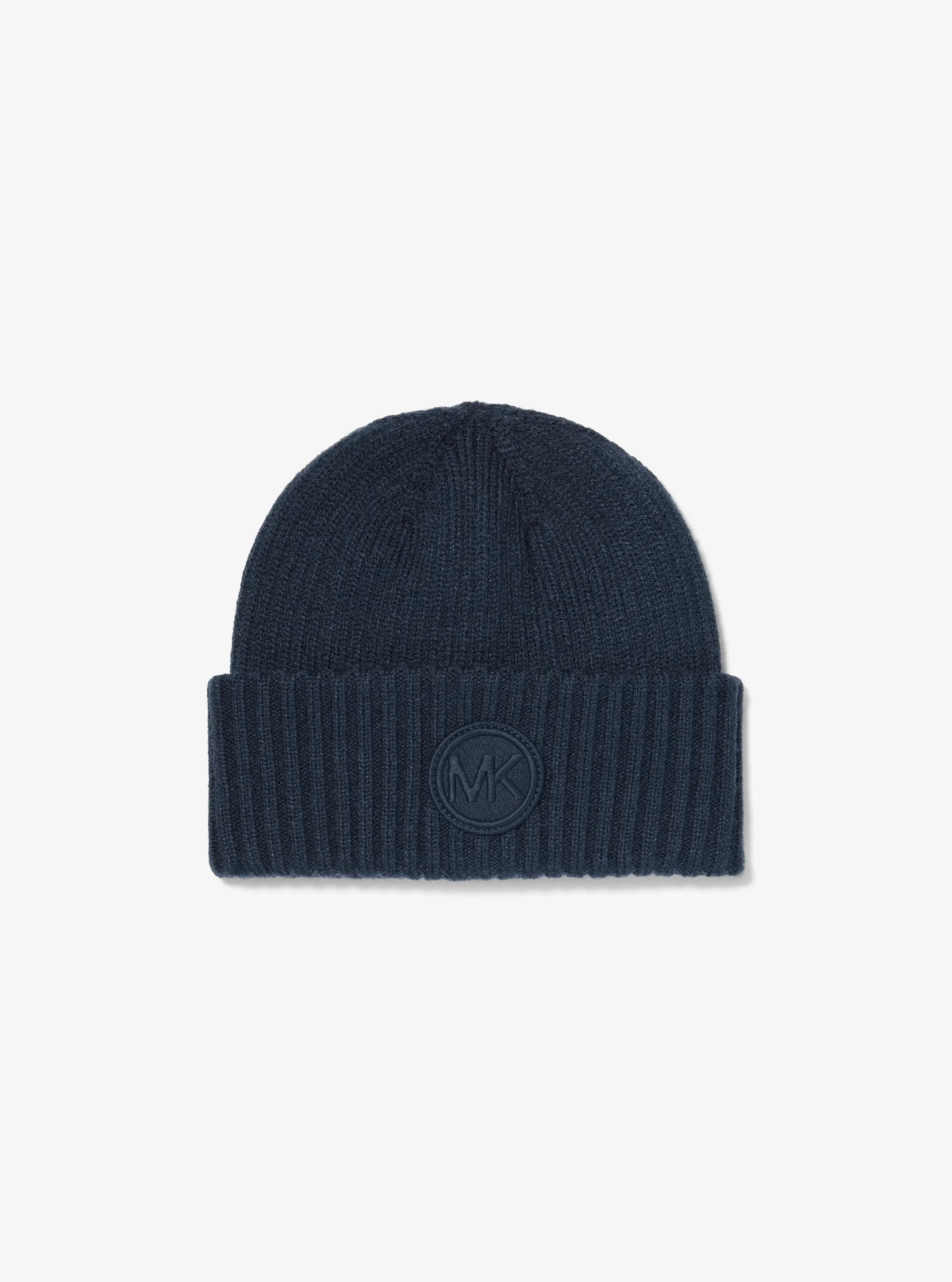 MK Bonnet en maille - Bleu - Michael Kors