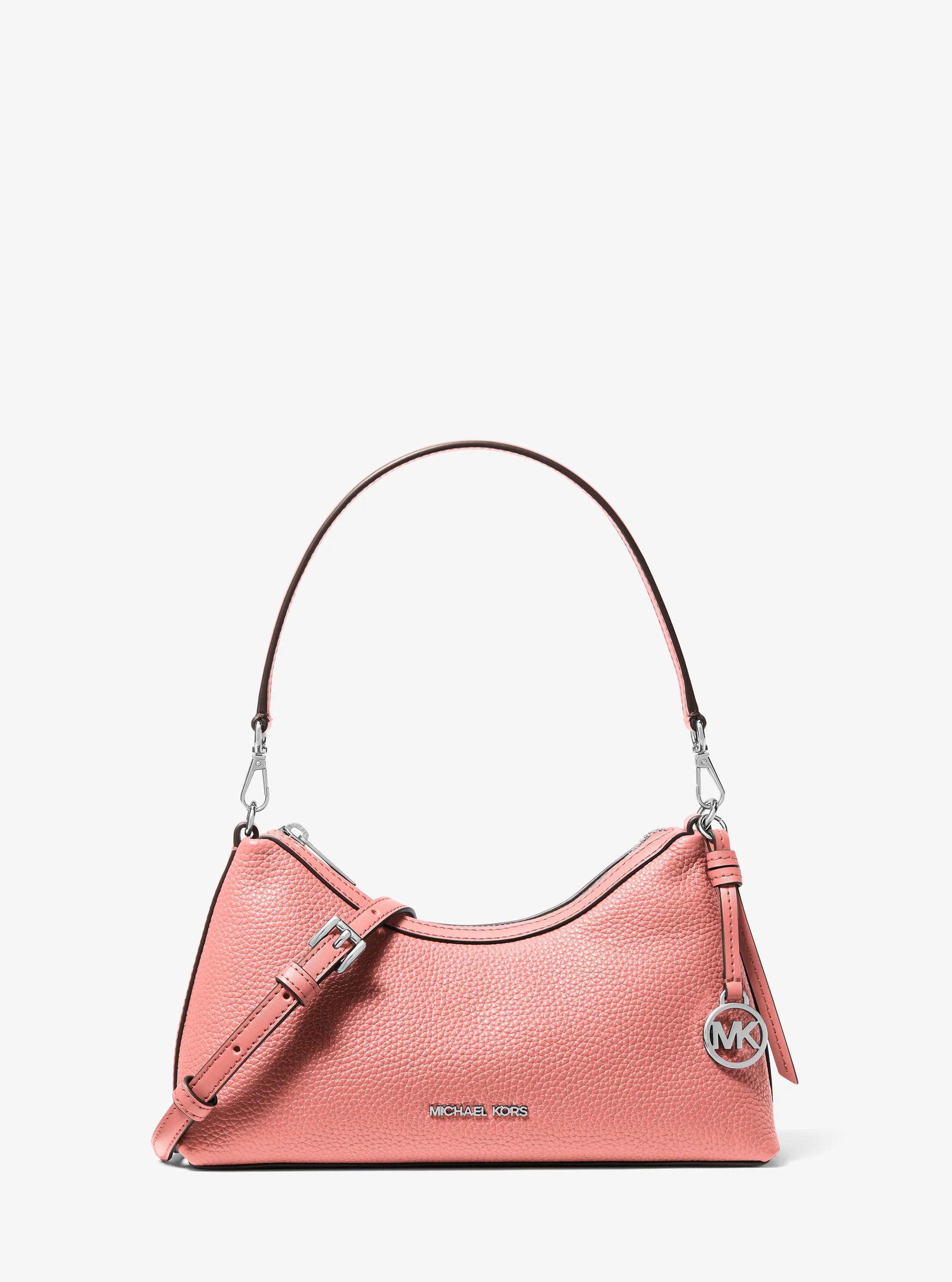 Petit sac &agrave; bandouli&egrave;re convertible Sammy en cuir grain&eacute; in SUNSET ROSE | Michael Kors