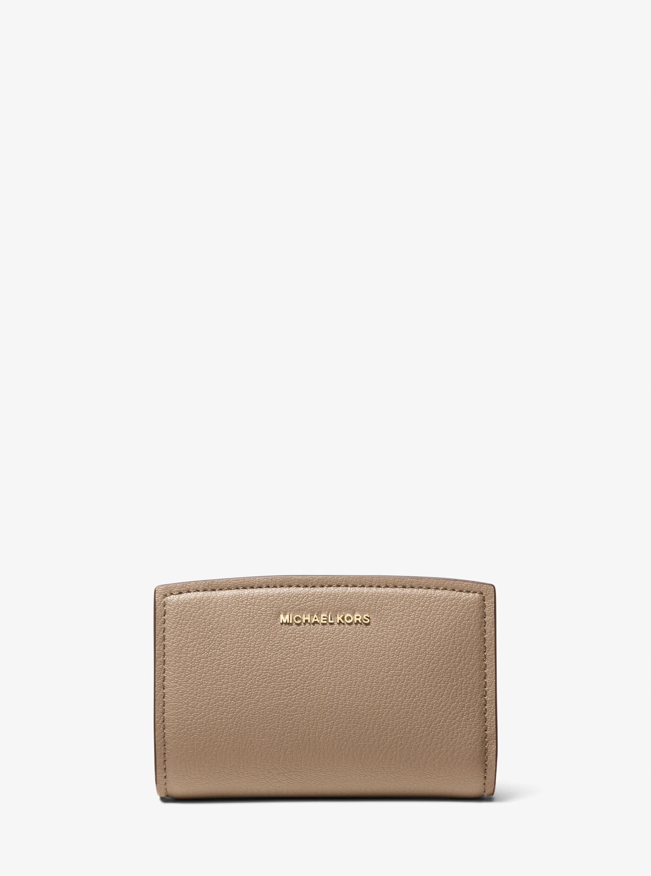 Bryant Medium Pebbled Leather Wallet in BIRCH | Michael Kors