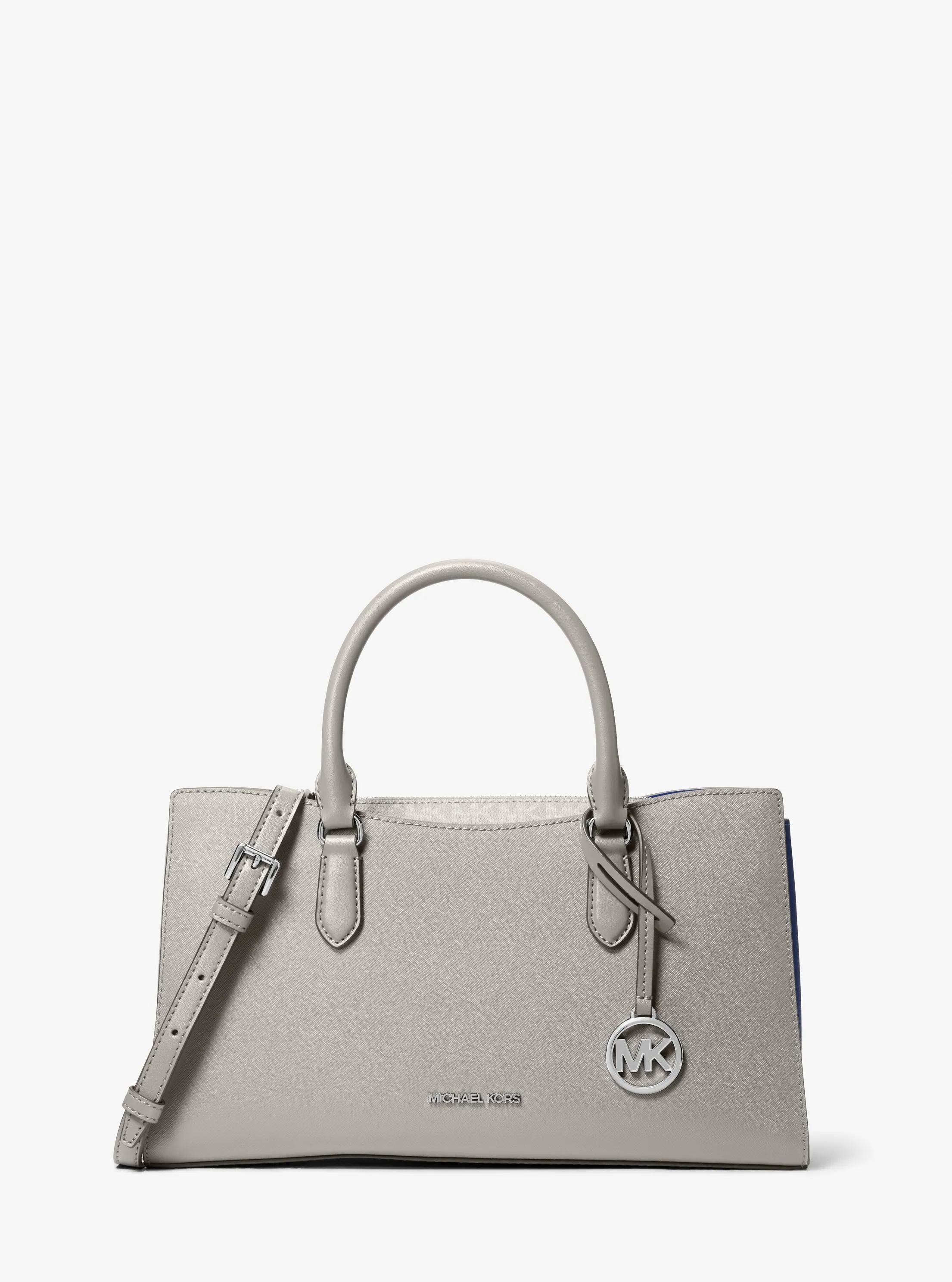 Sacoche Arden de taille moyenne &agrave; fermeture &eacute;clair sur le dessus in GRIS PERLE | Michael Kors
