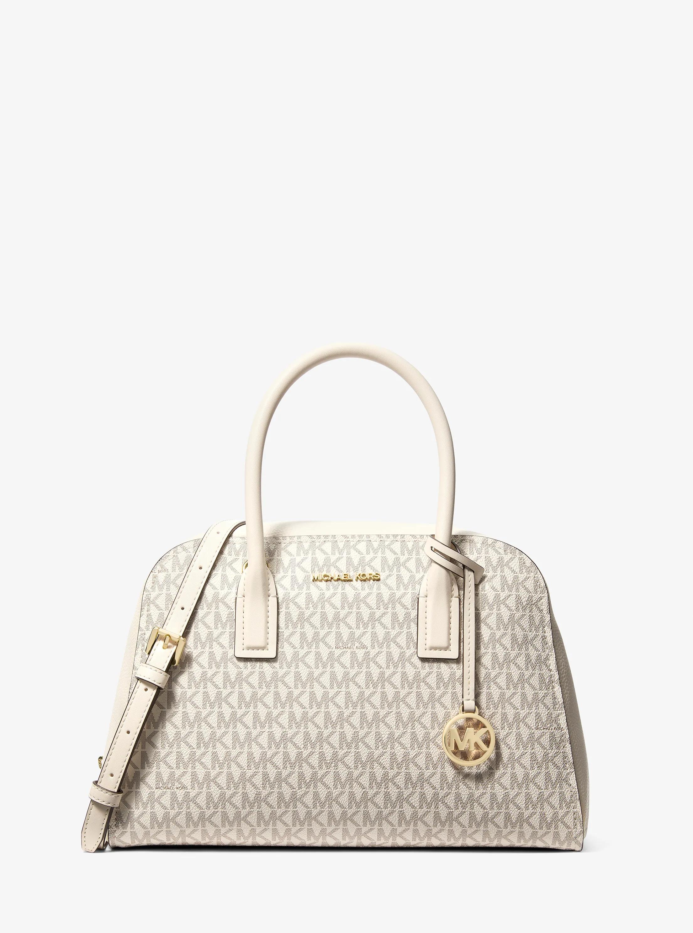 Ashton Medium Signature Logo Satchel in LT CRM MULTI | Michael Kors