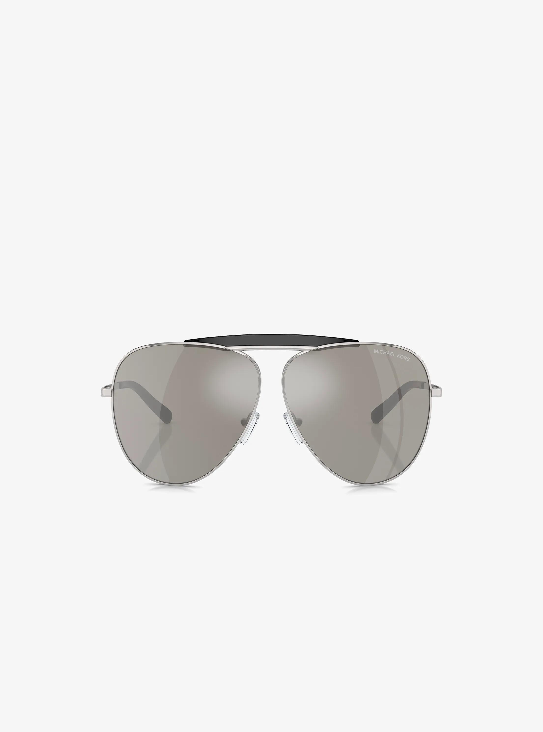 Bleecker Sunglasses in BLACK/SILVER | Michael Kors