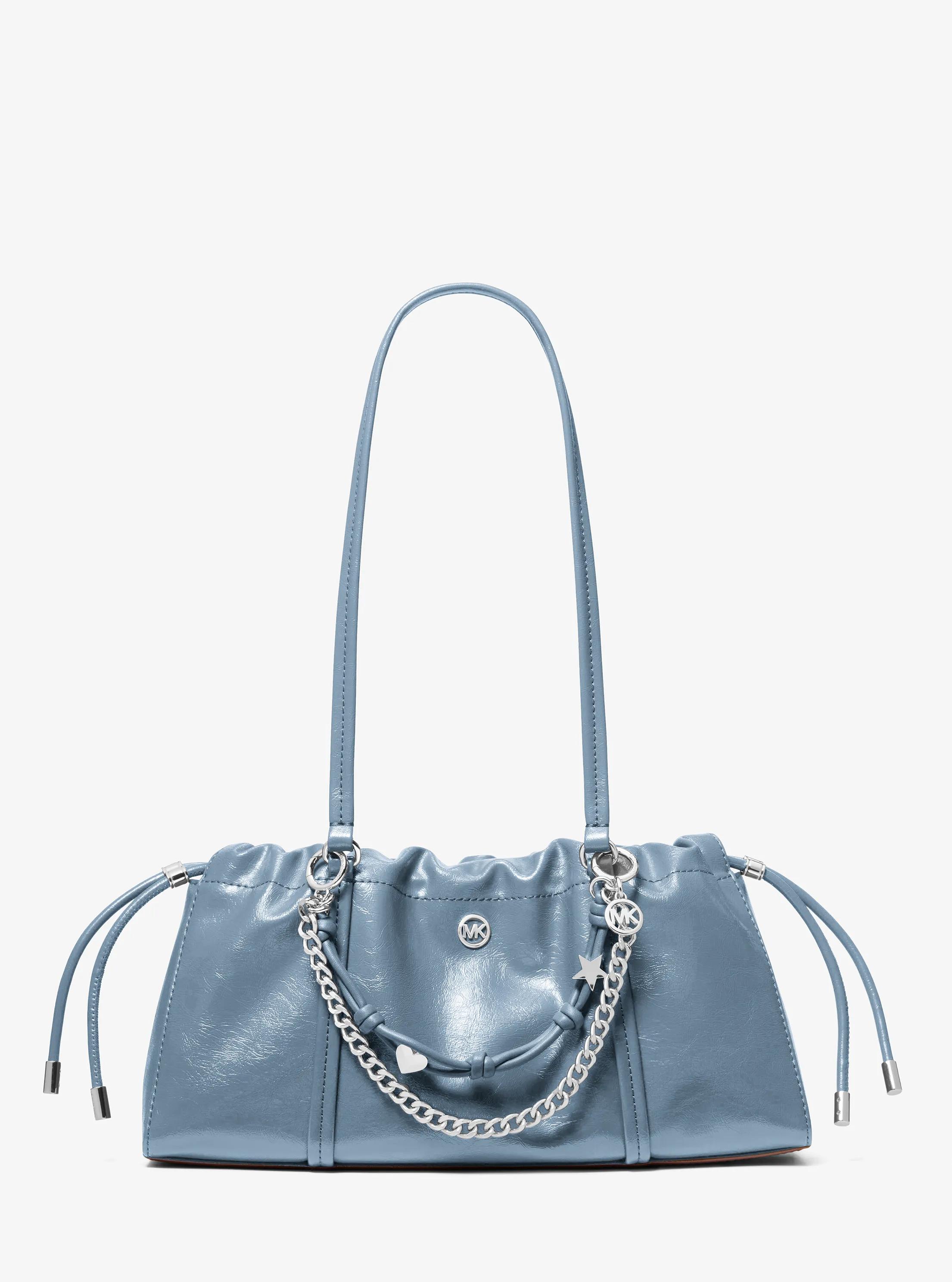 Bolso de hombro Matilda peque&ntilde;o con cord&oacute;n in DENIM | Michael Kors