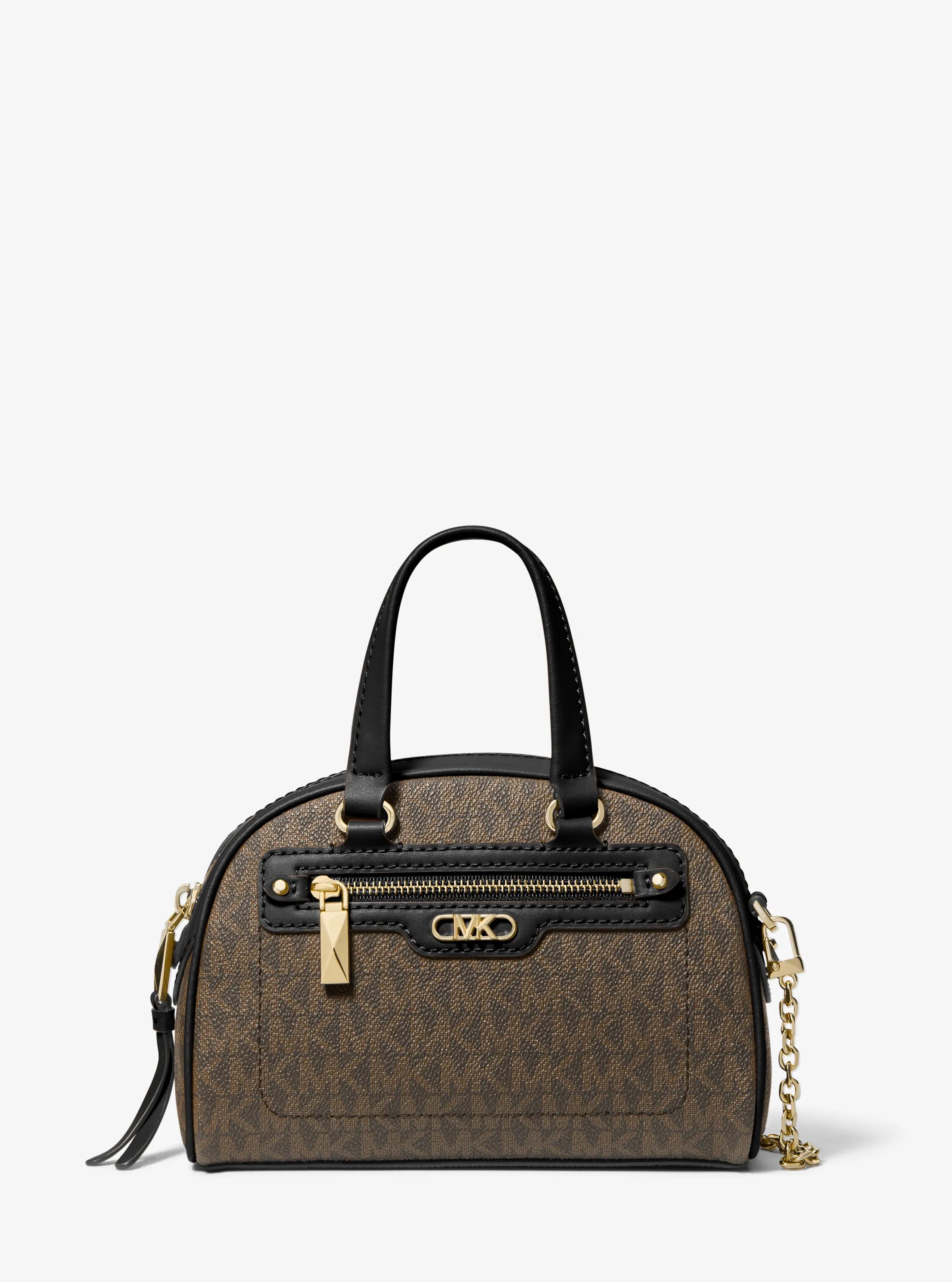 Williamsburg Extra-Small Logo Crossbody Bag in BROWN/BLK | Michael Kors