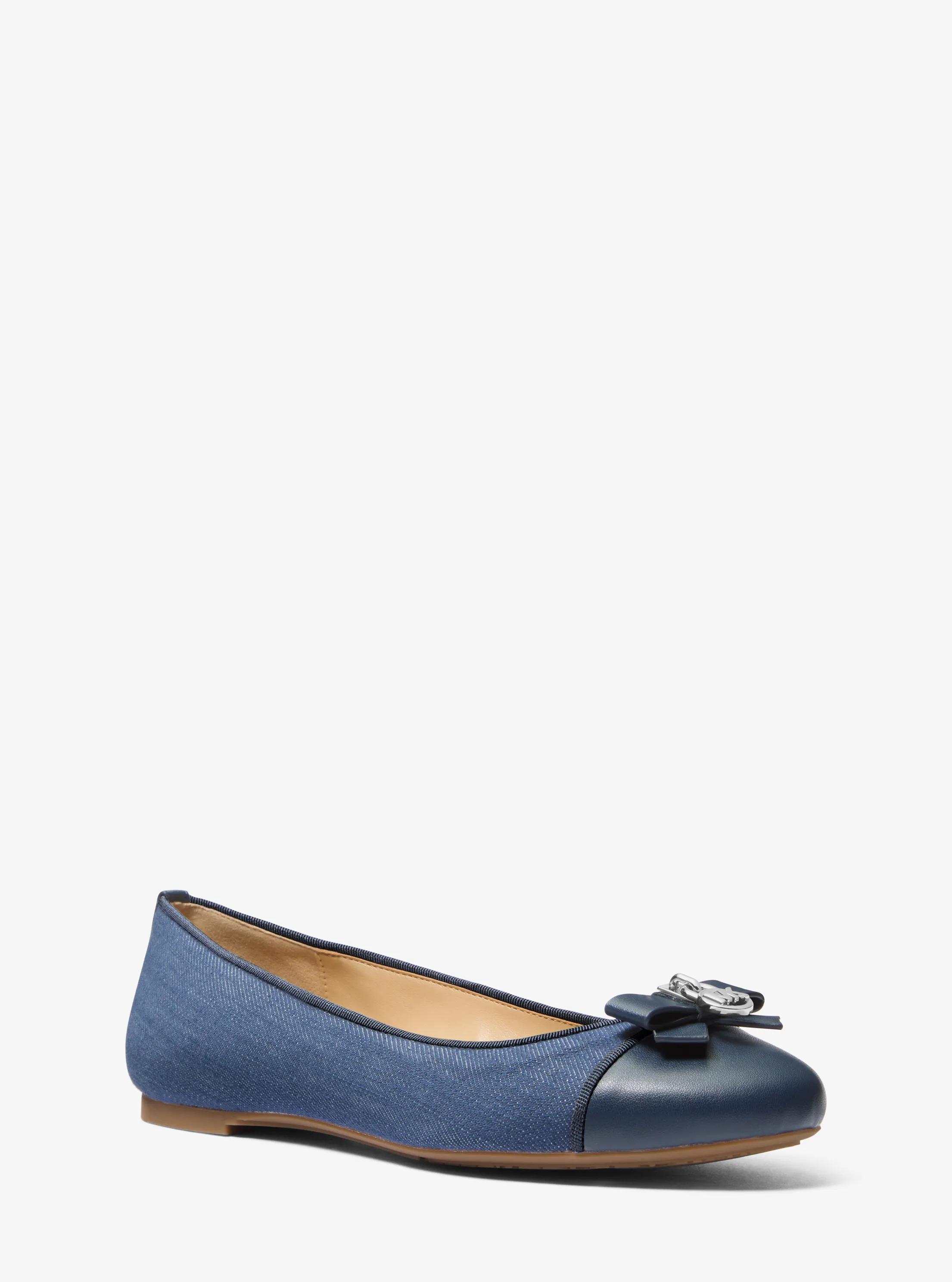 Chausson de ballet Honey en denim in D&Eacute;LAV&Eacute; BLEU MOYEN | Michael Kors