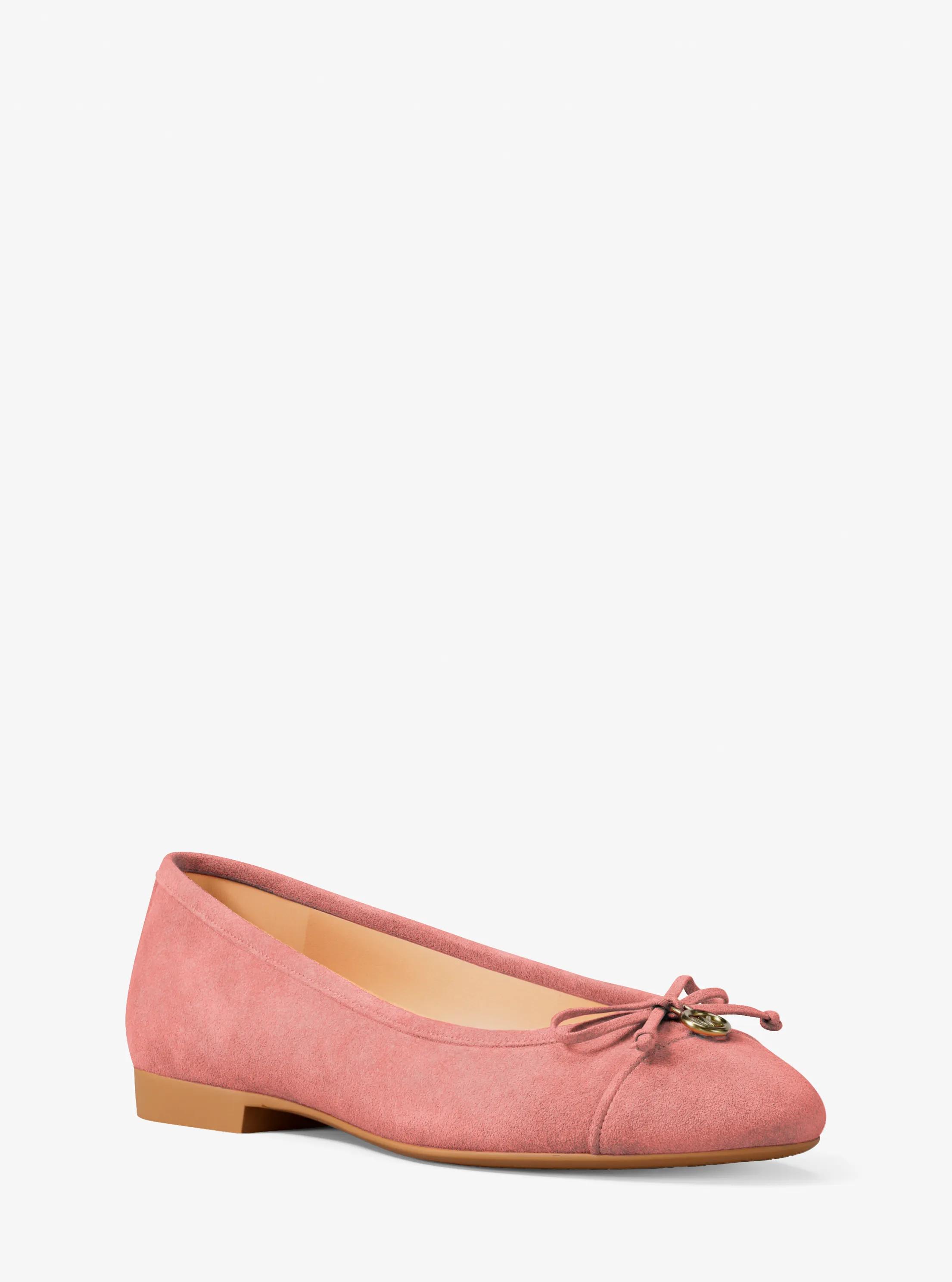 MK Ballerine Piper Flex en daim - Rose - Michael Kors