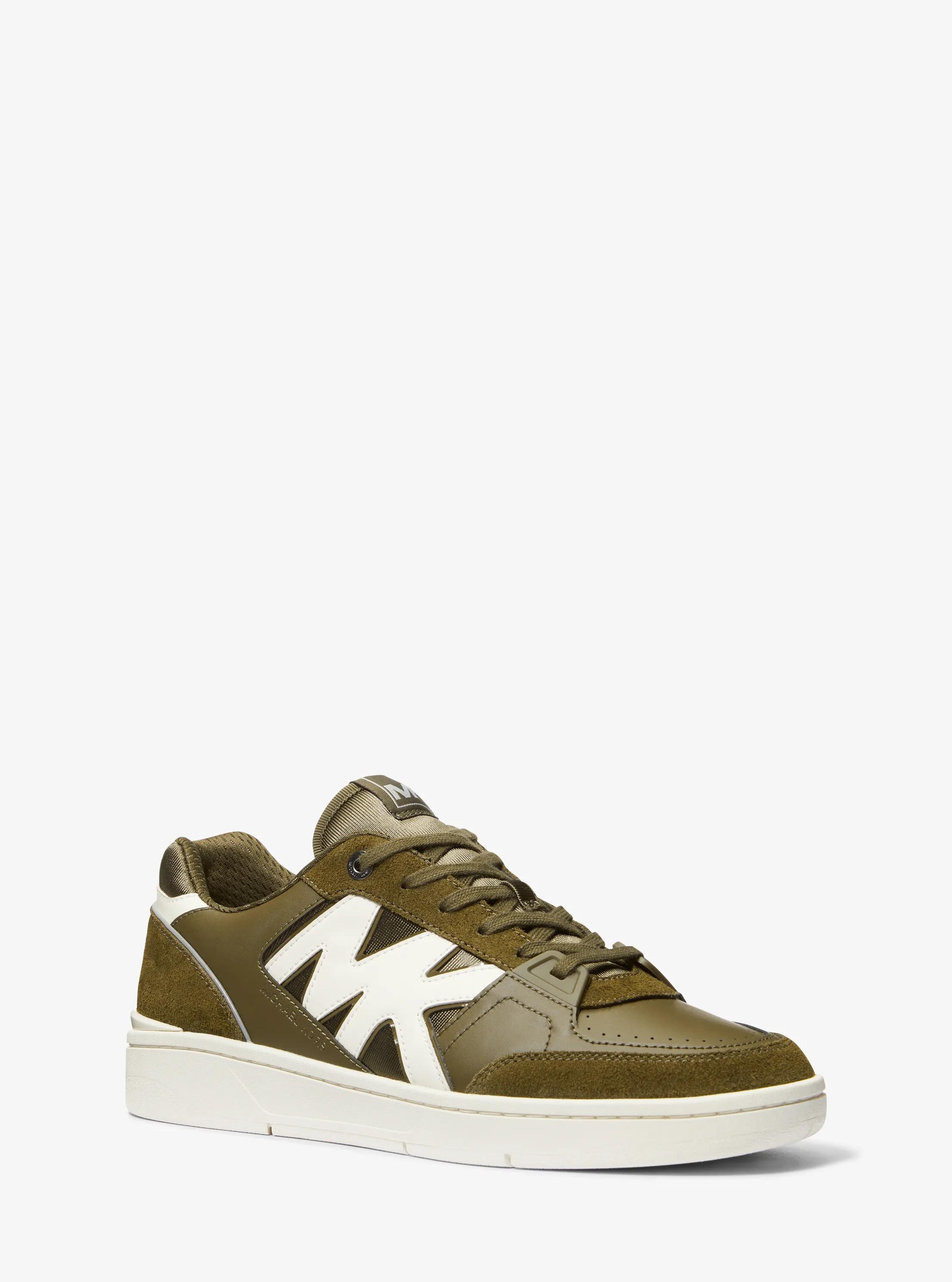 Rebel Leather Sneaker in OLIVE | Michael Kors