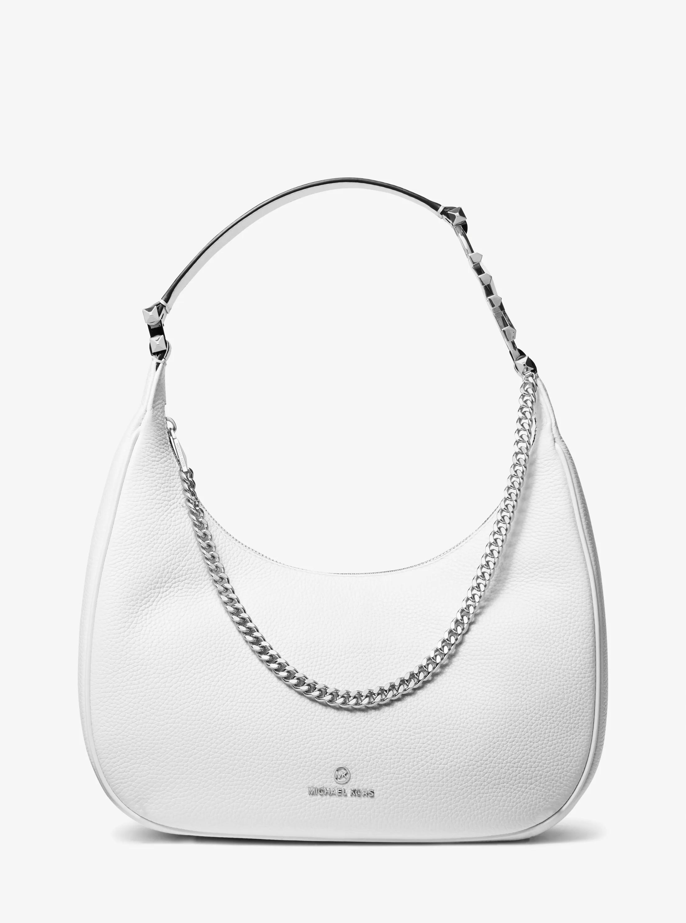 Piper Large Pebbled Leather Shoulder Bag