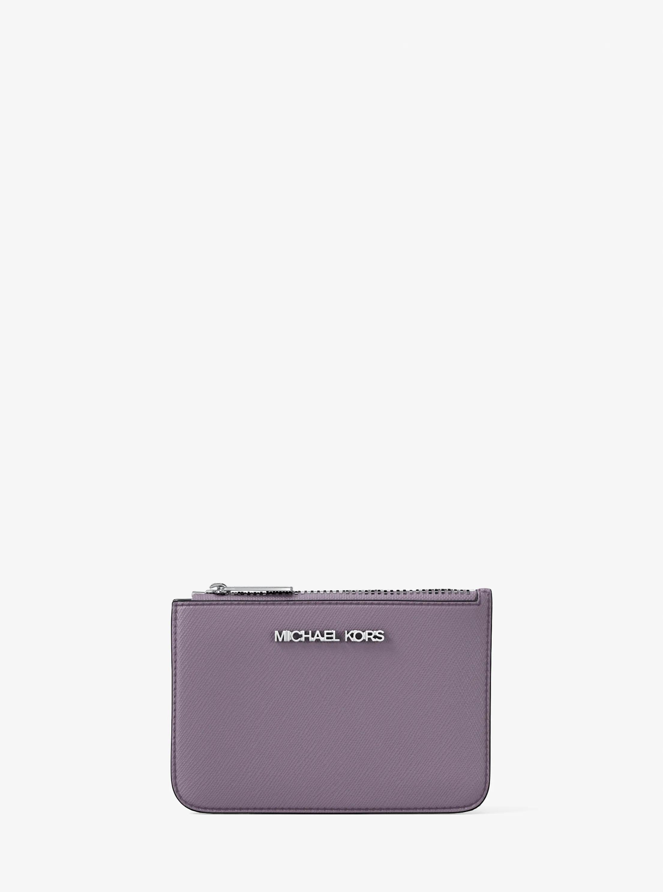 Jet Set Saffiano Leather Coin Purse in LILAC | Michael Kors