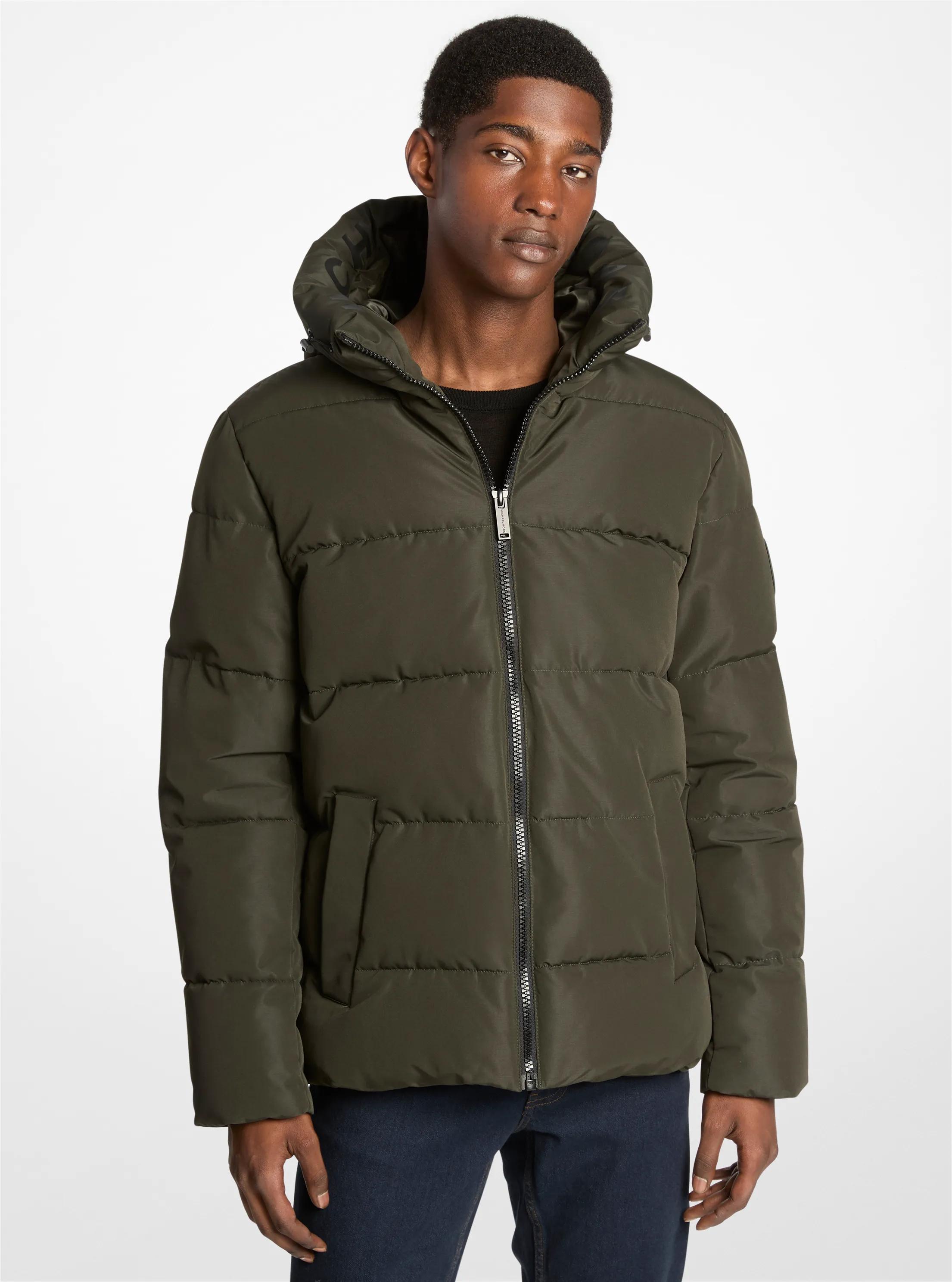 Alma Quilted Puffer Coat in OLIVE | Michael Kors