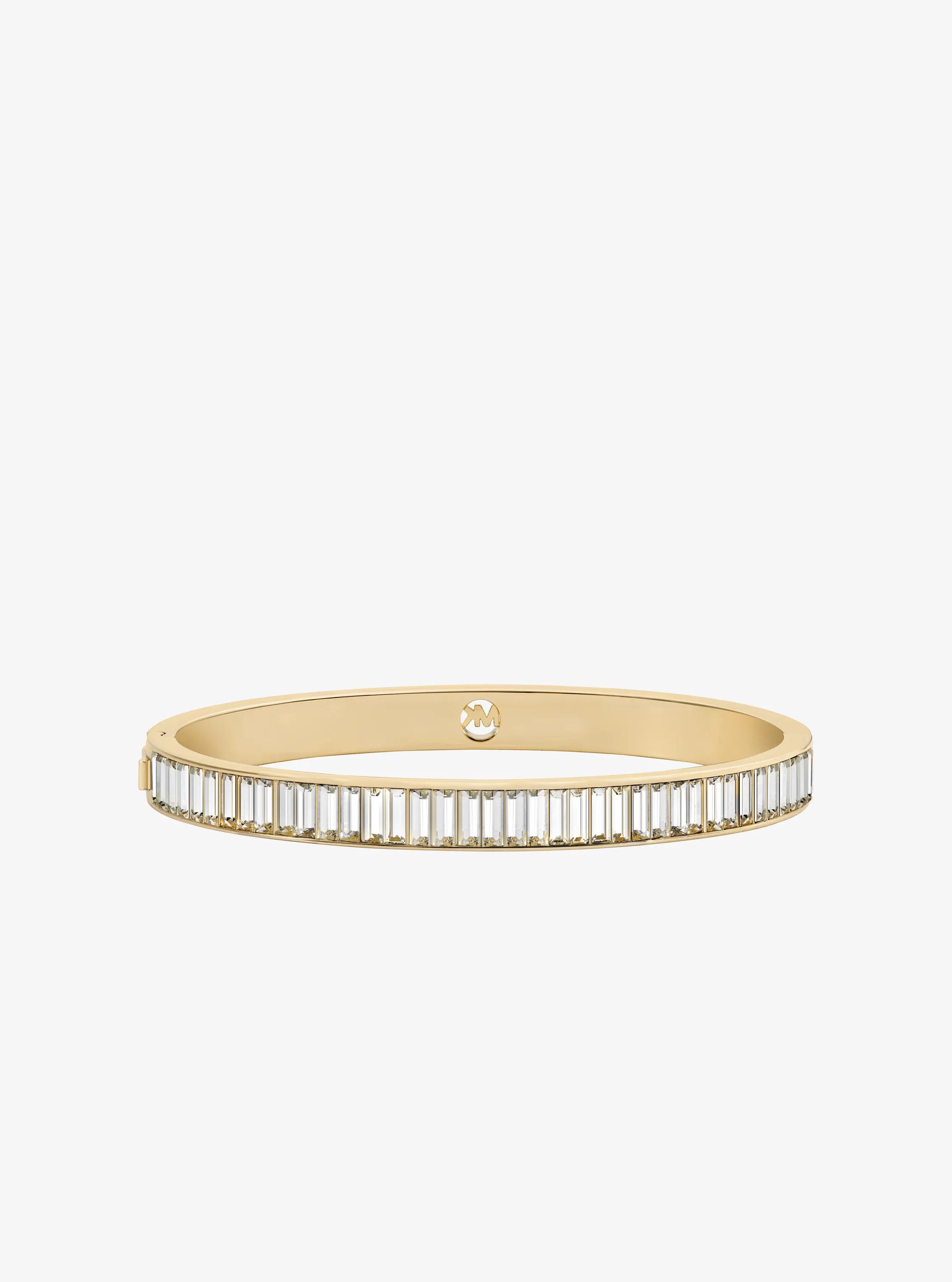 Cubic Zirconia Bangle in GOLD | Michael Kors