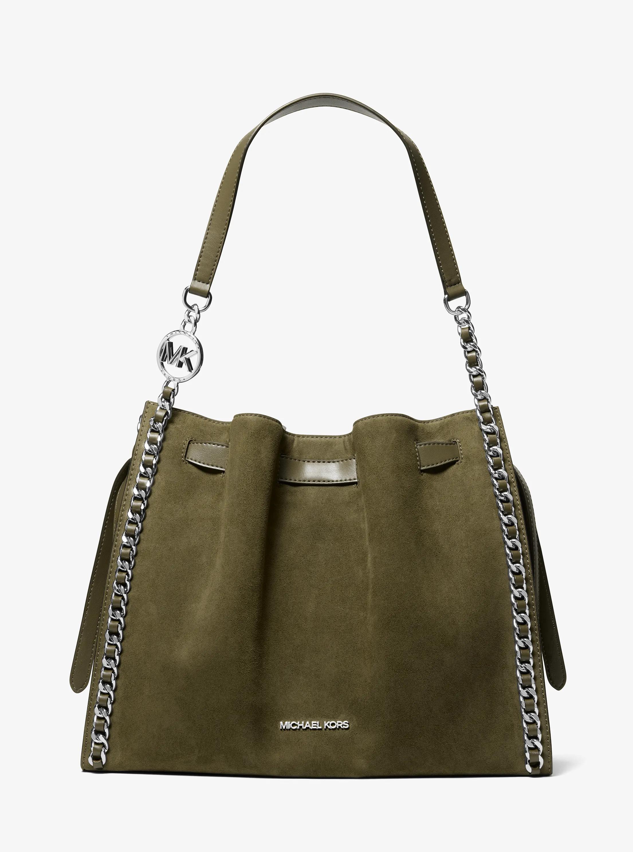 Bolso de hombro Mina grande con cadena in OLIVA | Michael Kors