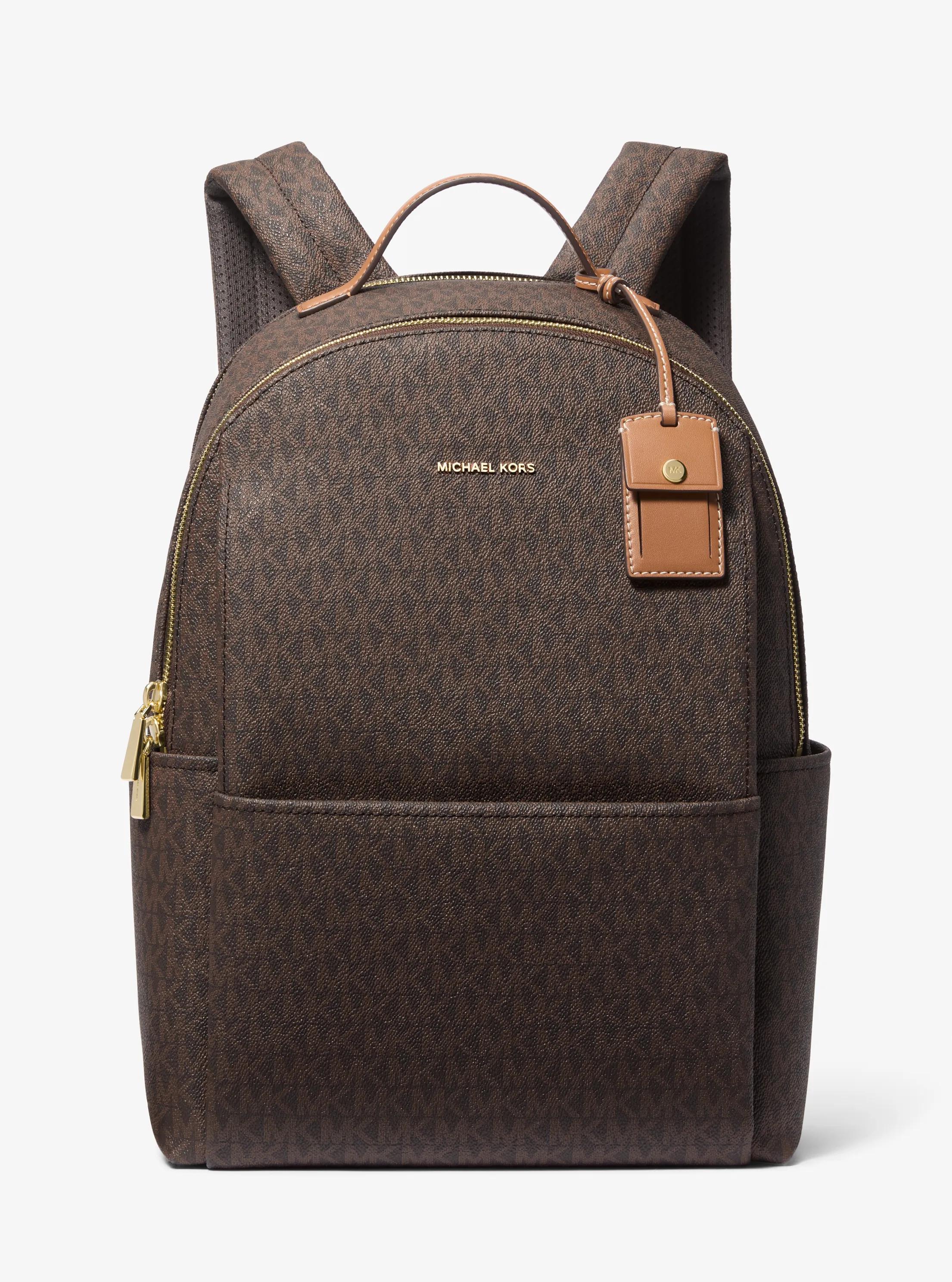 Michael Kors Cooper Color-Block Signature Logo Backpack | Arden Fair