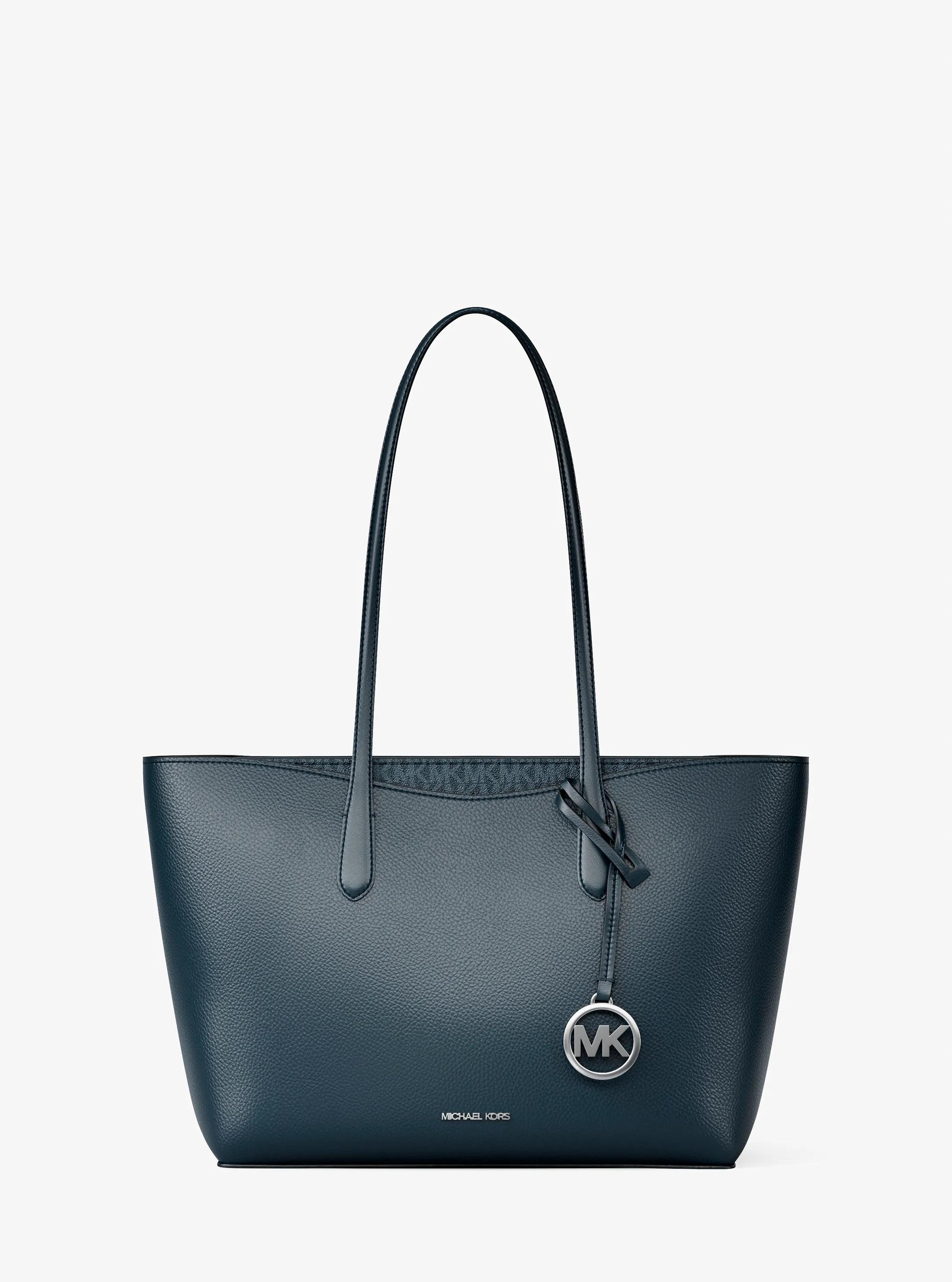 Arden Large Pebbled Leather Tote Bag in ADMIRAL | Michael Kors