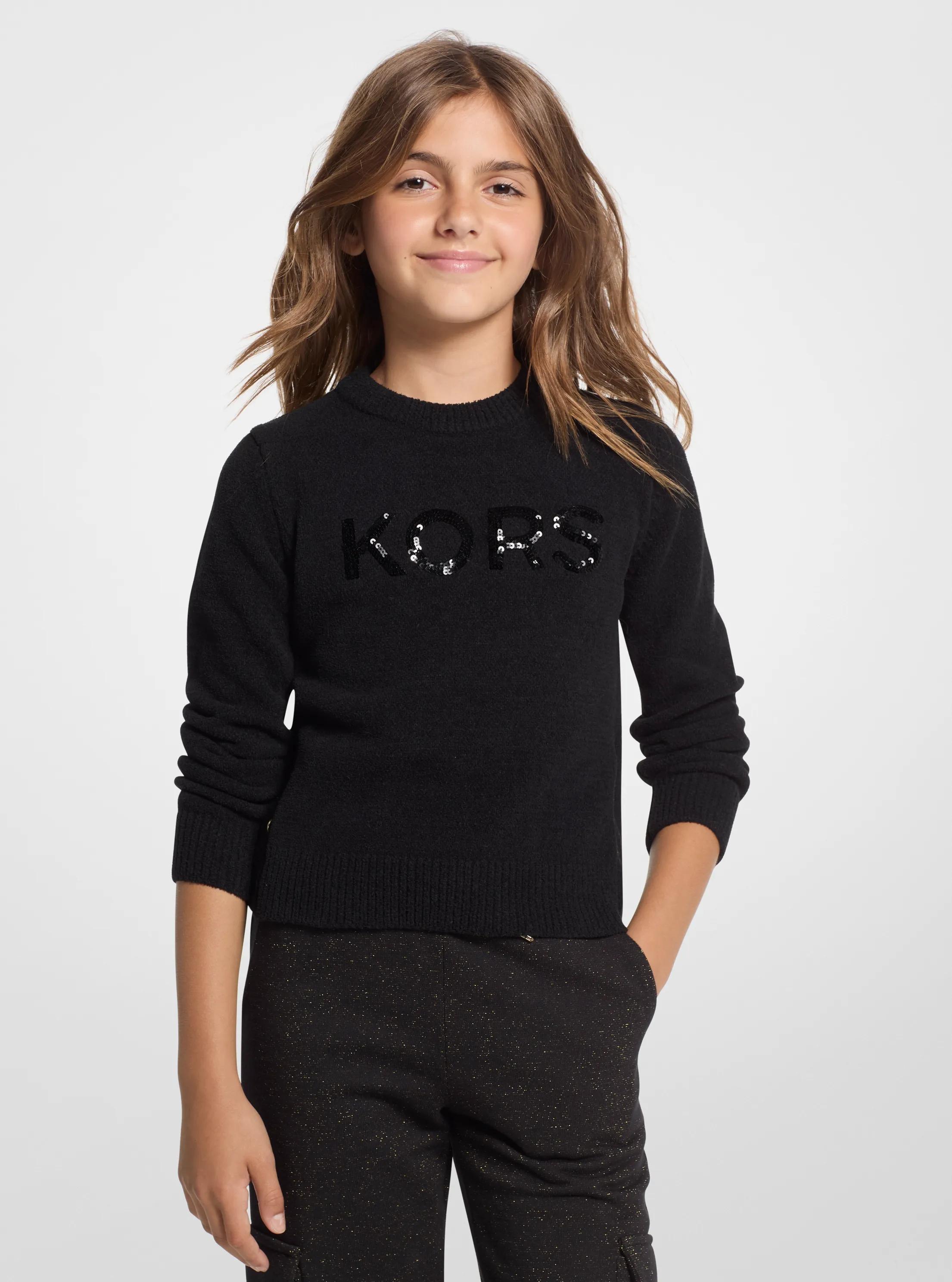 MK Pull KORS à sequins - Noir - Michael Kors