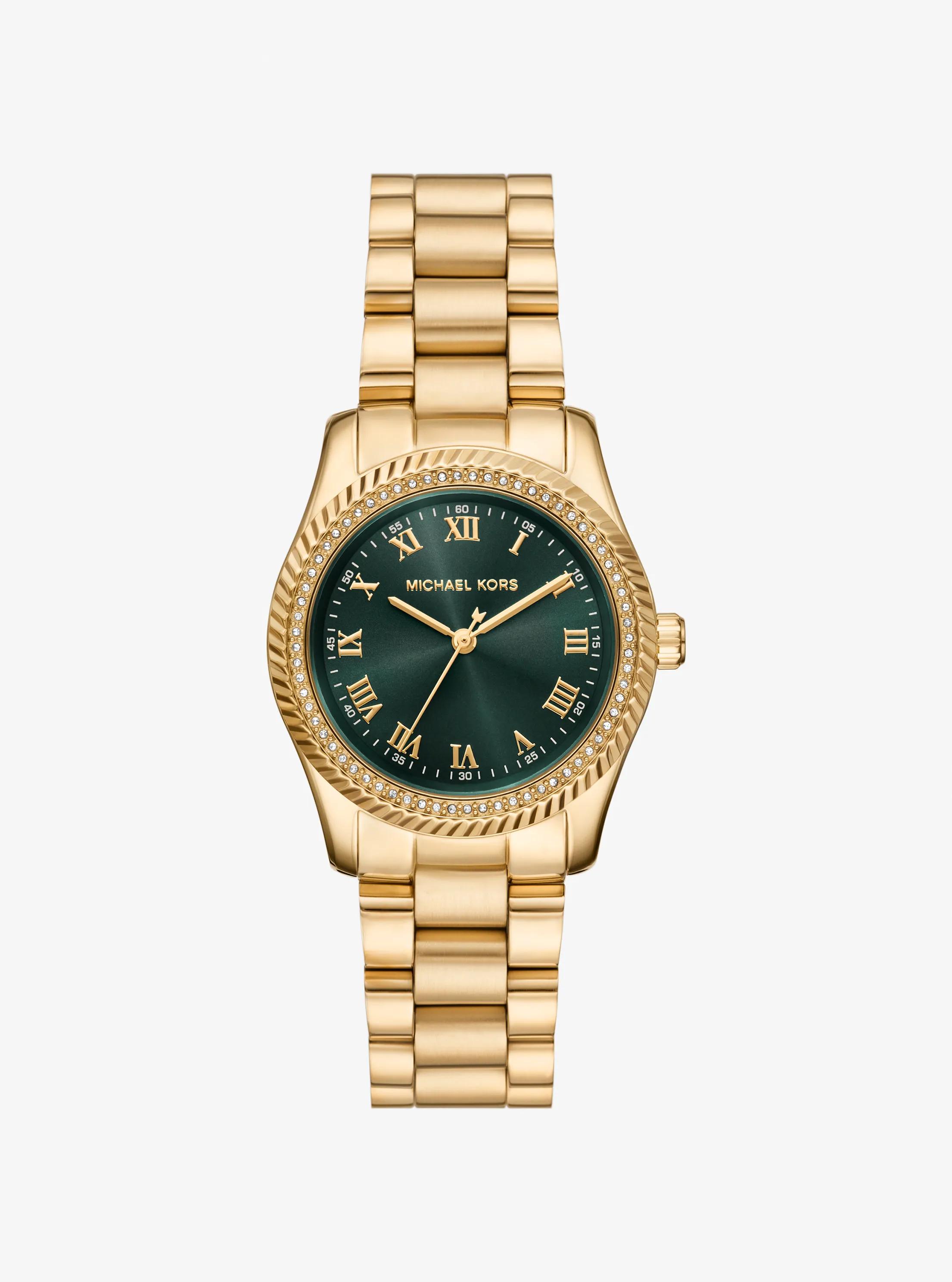 Mini Lexington Gold-Tone Watch in GOLD | Michael Kors