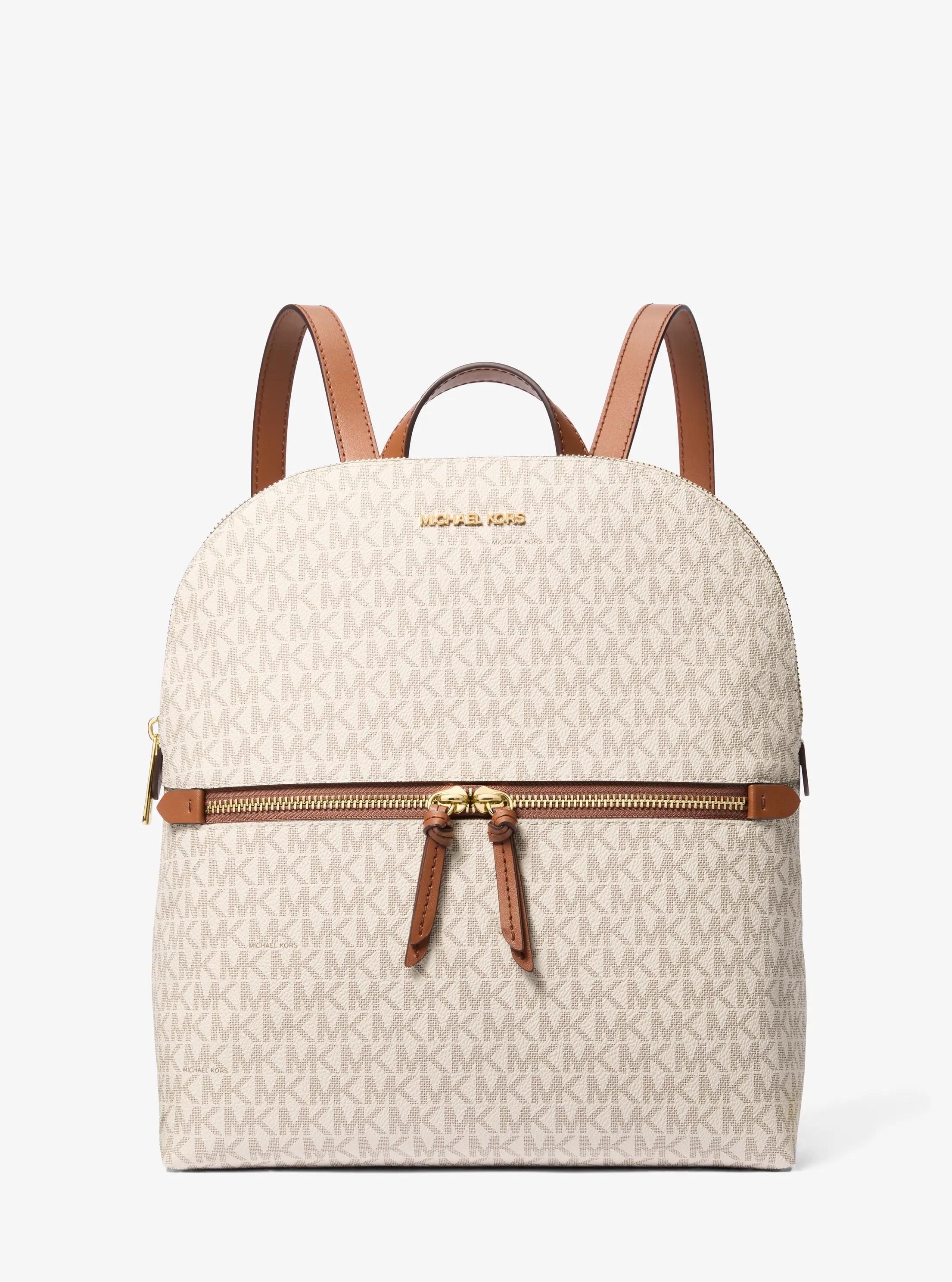Mochila Dallas mediana con logotipo exclusivo in VAINILLA | Michael Kors