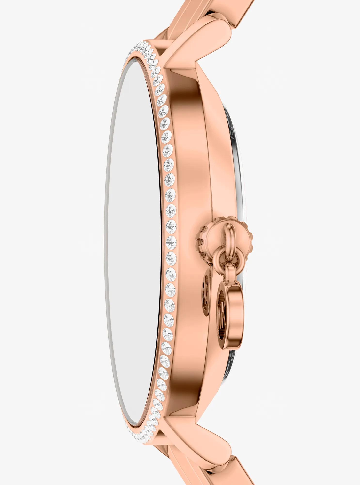 Mini Pyper Pavé Rose Gold-Tone Watch