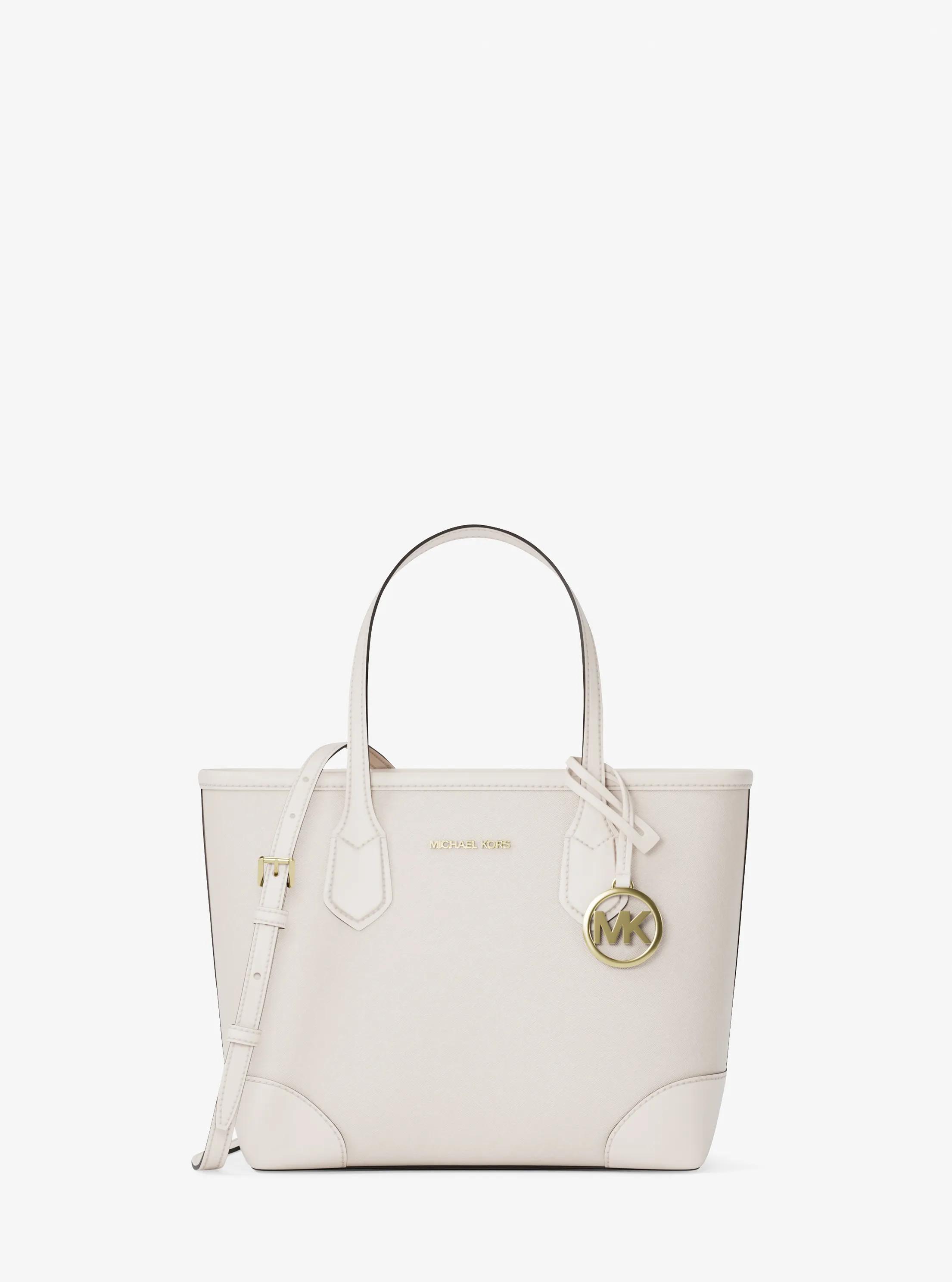 Bolso tote Eva extrapeque&ntilde;o convertible de piel in CREMA CLARO | Michael Kors