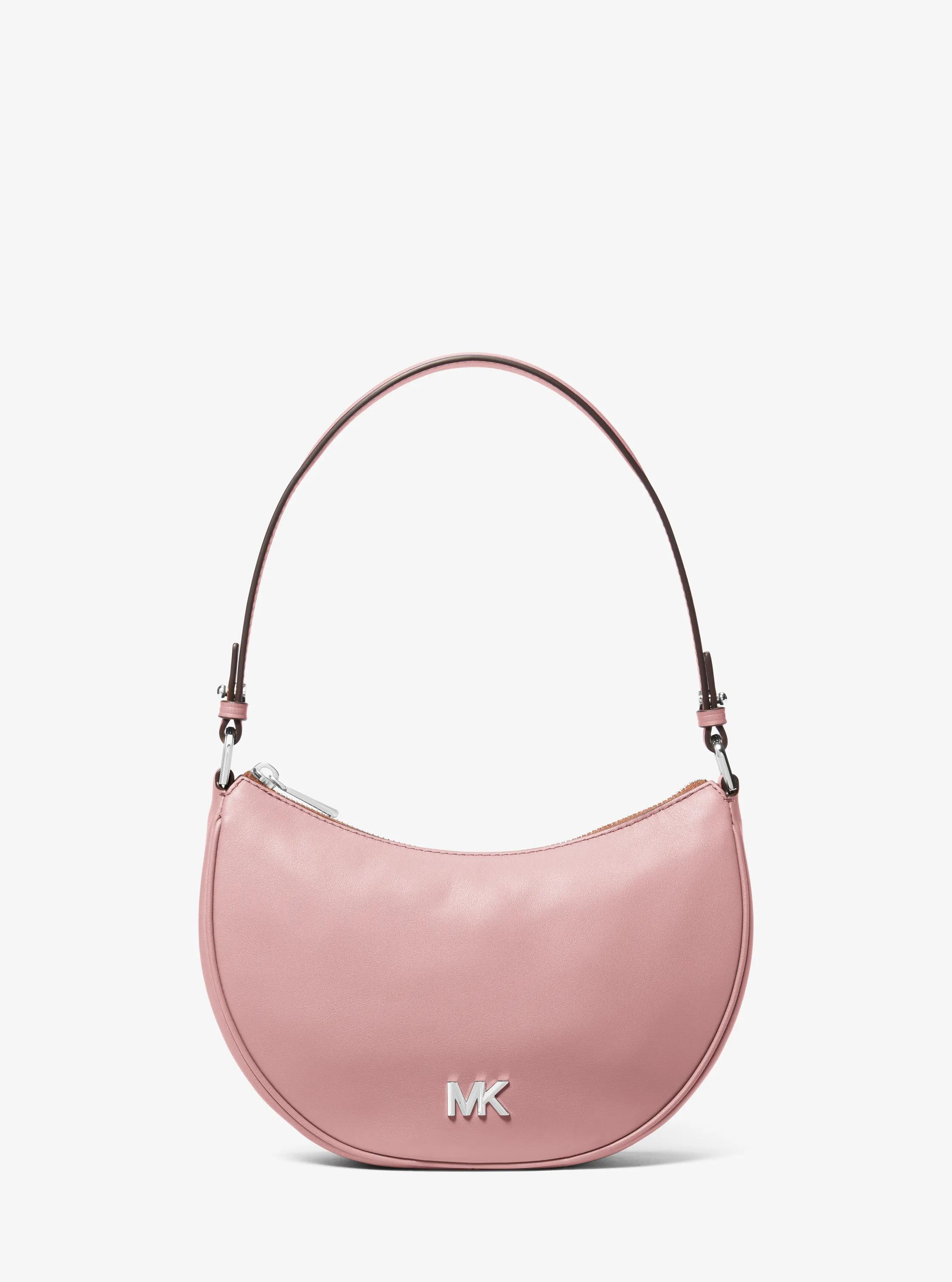 Kyla Small Leather Pochette in SMOKEY ROSE | Michael Kors