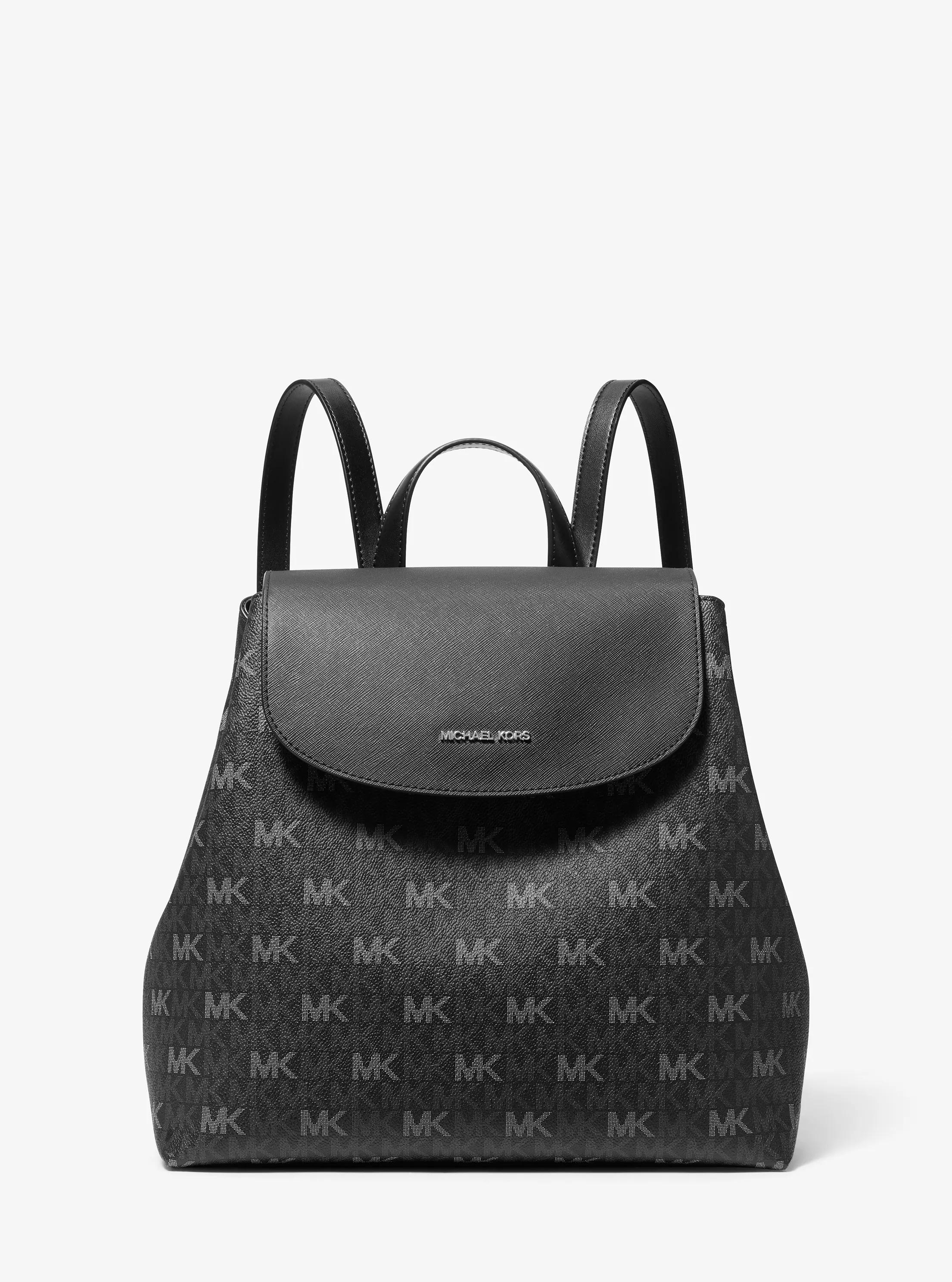 Sac &agrave; dos Maya de taille moyenne &agrave; logo Signature in NOIR | Michael Kors