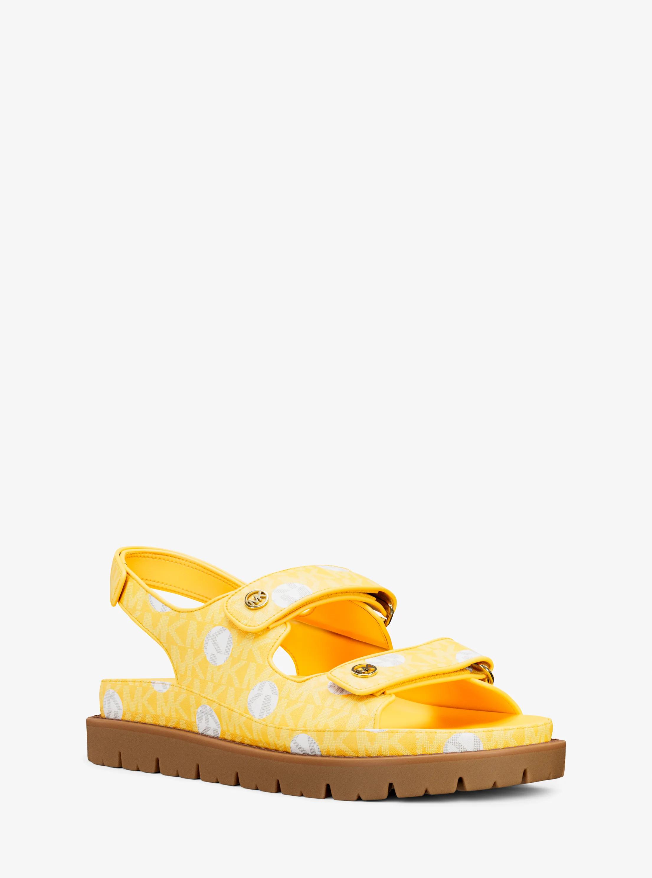 Holland Polka Dot Signature Logo Sandal in DAISY YELLOW - Sale