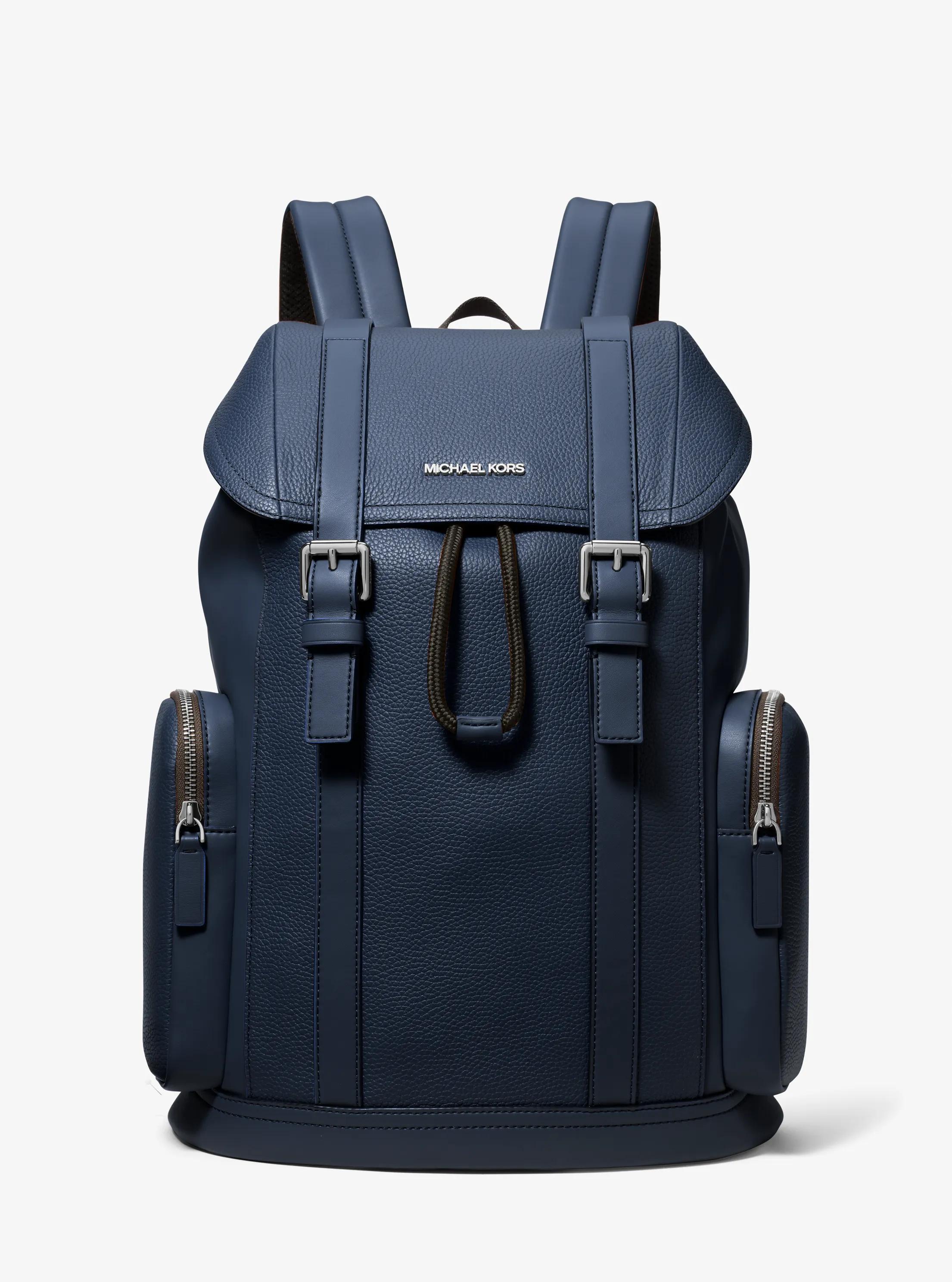 Mochila Cooper de piel granulada in AZUL MARINO | Michael Kors