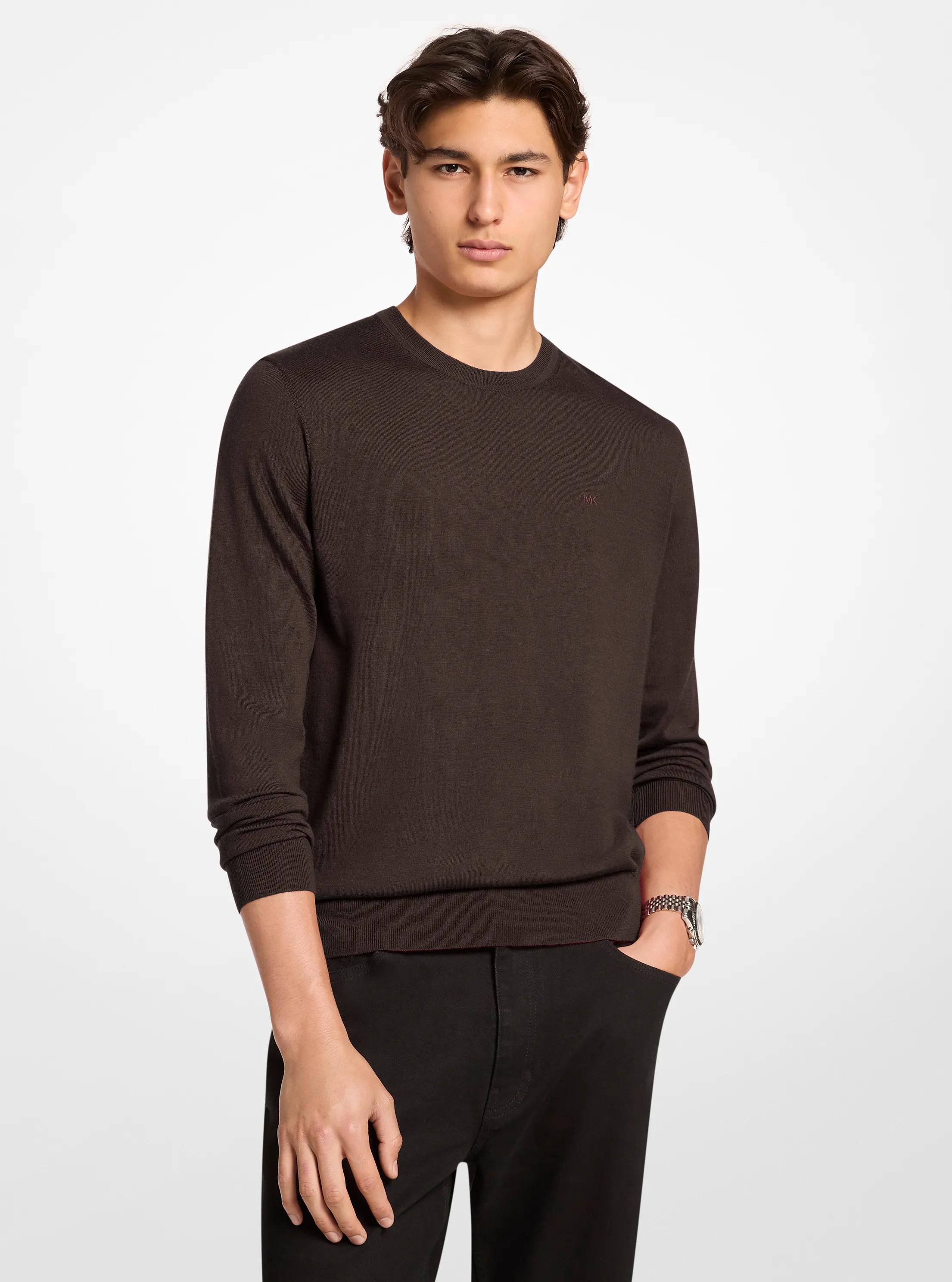 Wool Sweater in CHOCOLATE | Michael Kors