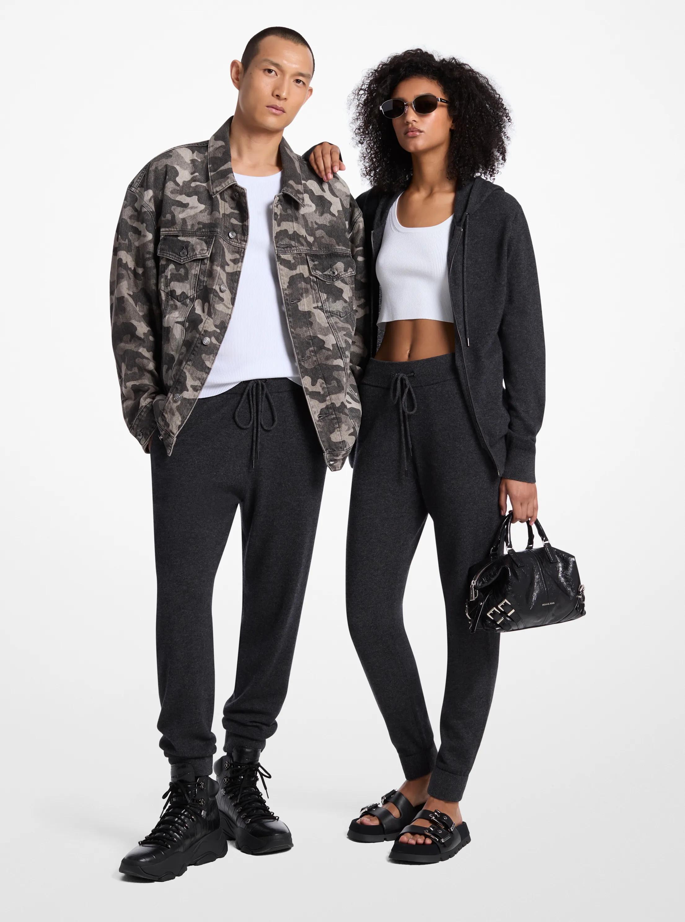 Joggers en mezcla de lana y cachemira in CARB&Oacute;N MELANGE | Michael Kors