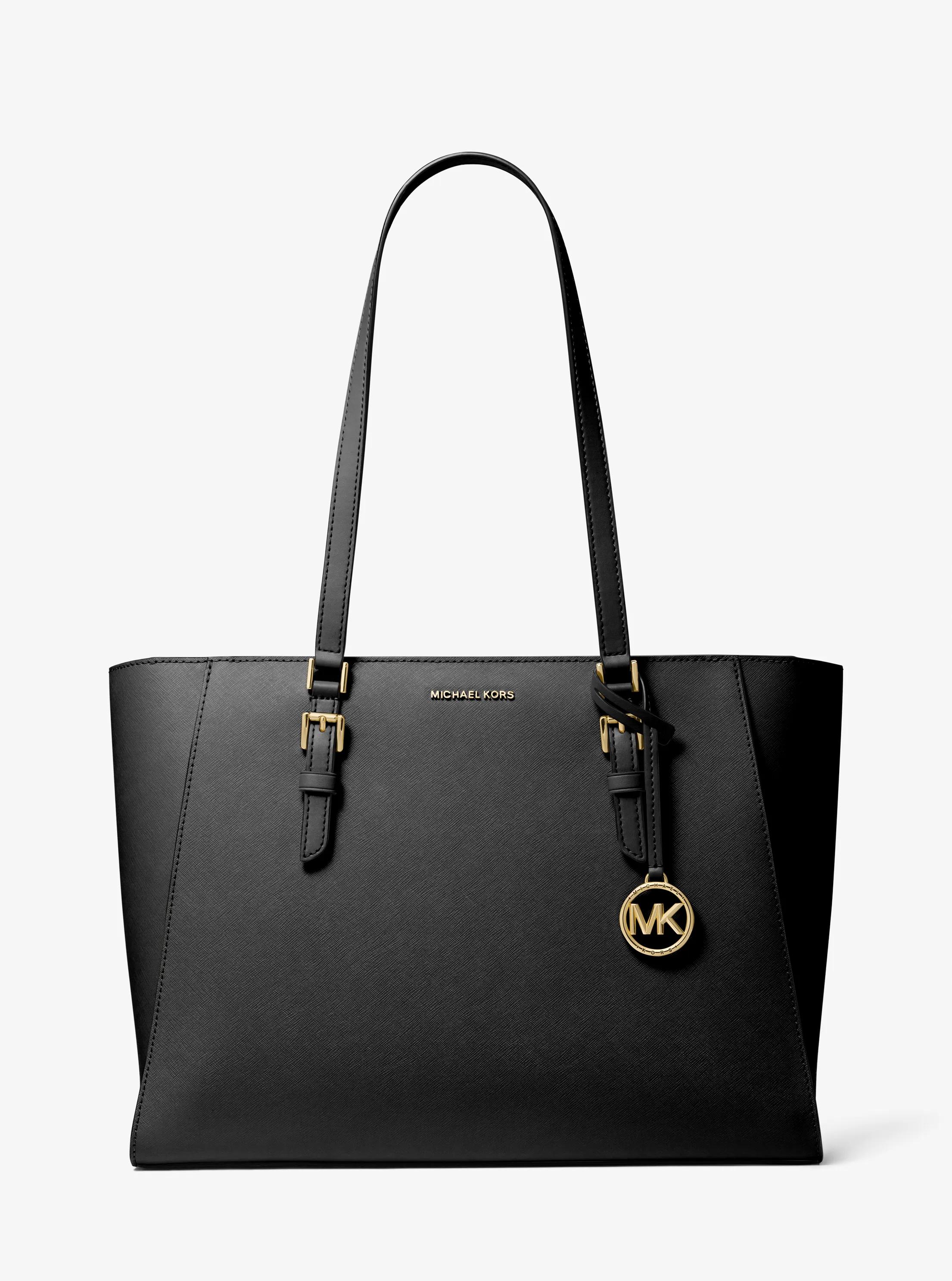 Sally Large 2-In-1 Saffiano Leather and Logo Tote Bag
