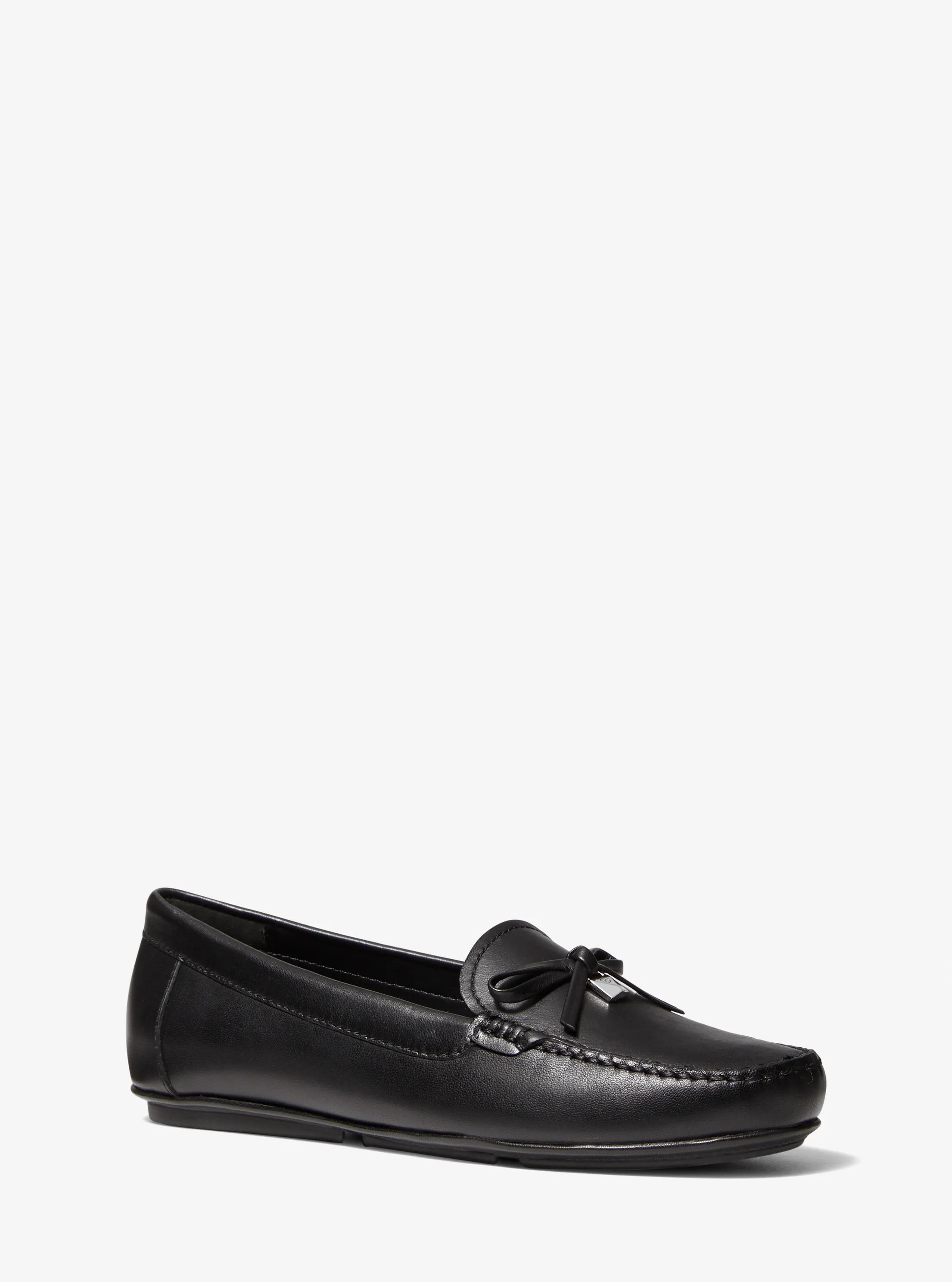 Juliette Leather Loafer in BLACK | Michael Kors