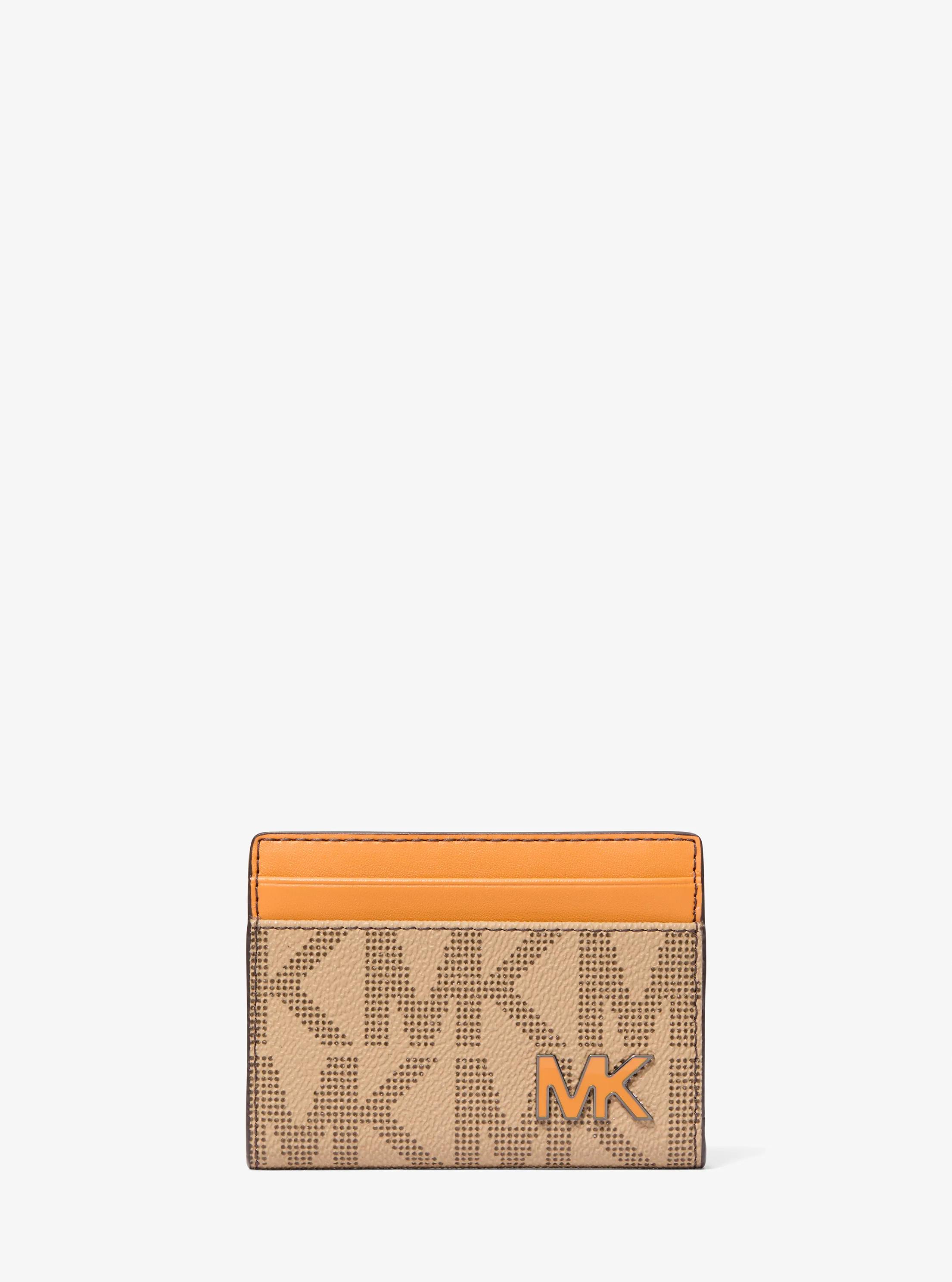Cooper Large Signature Logo Folio Bi-Fold Wallet in CML/RORG MUL | Michael Kors