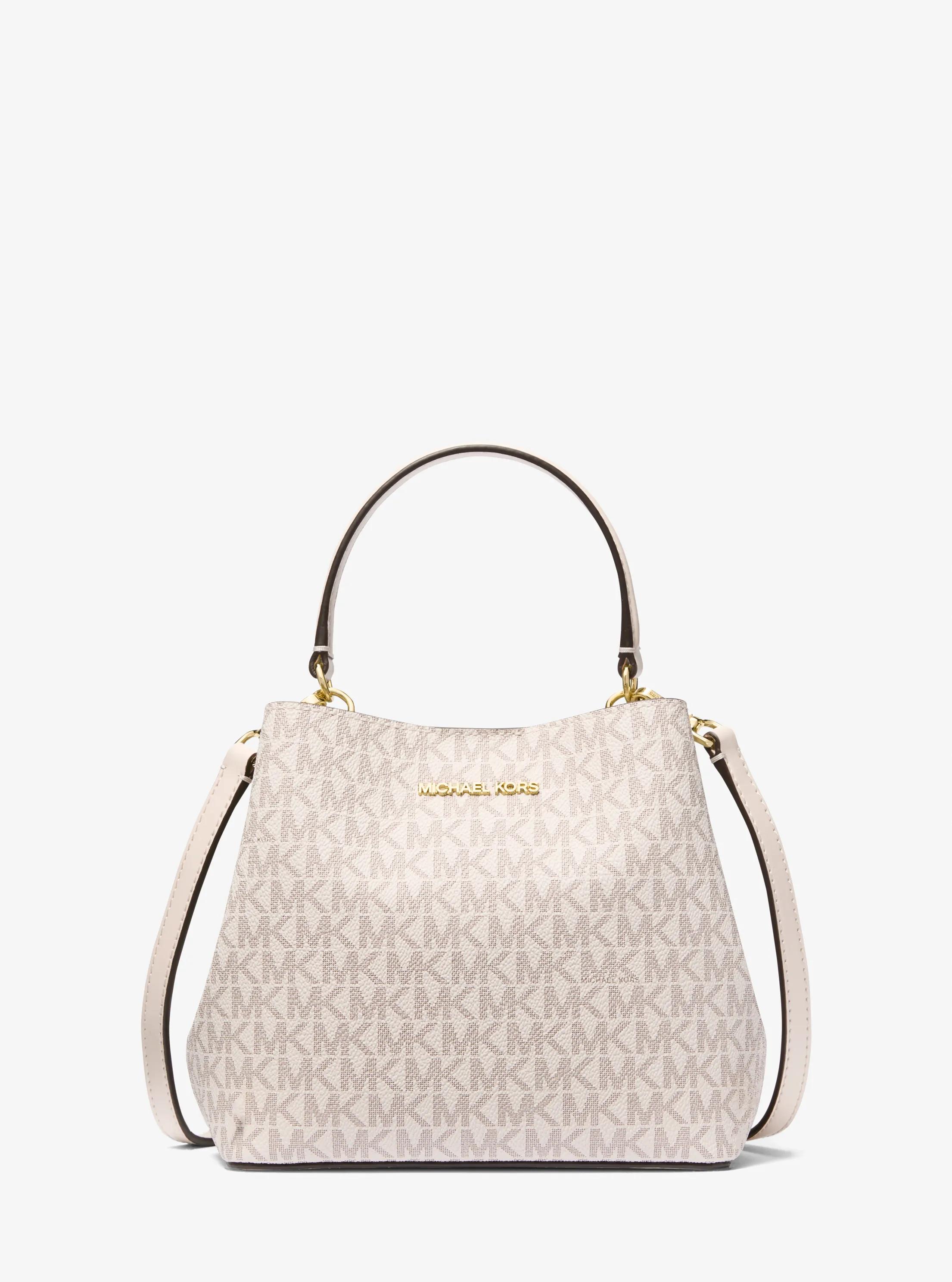 Pratt Small Signature Logo Shoulder Bag in LT CRM MULTI - Sale