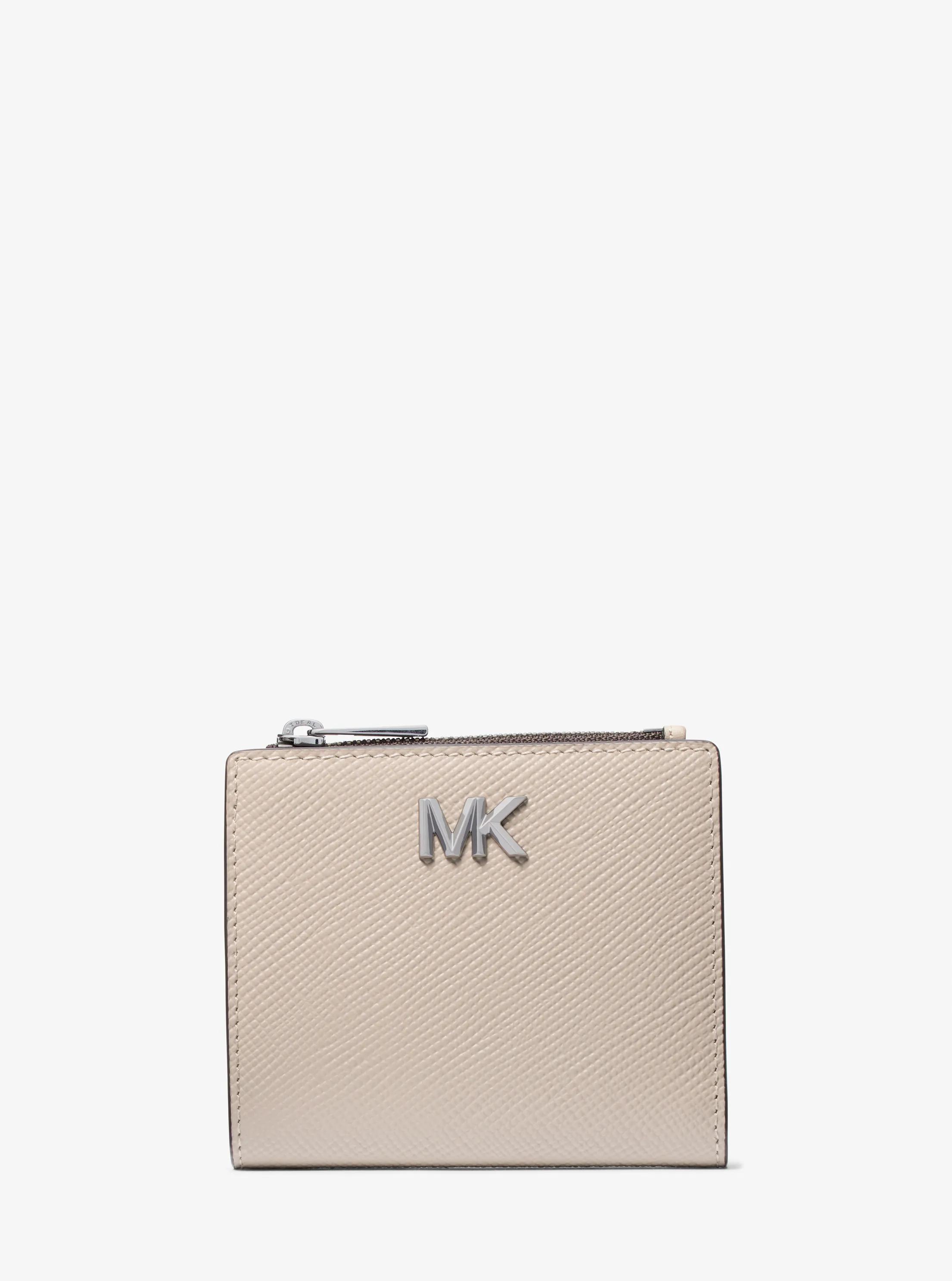 Edison Saffiano Leather Wallet in LIGHT SAND | Michael Kors