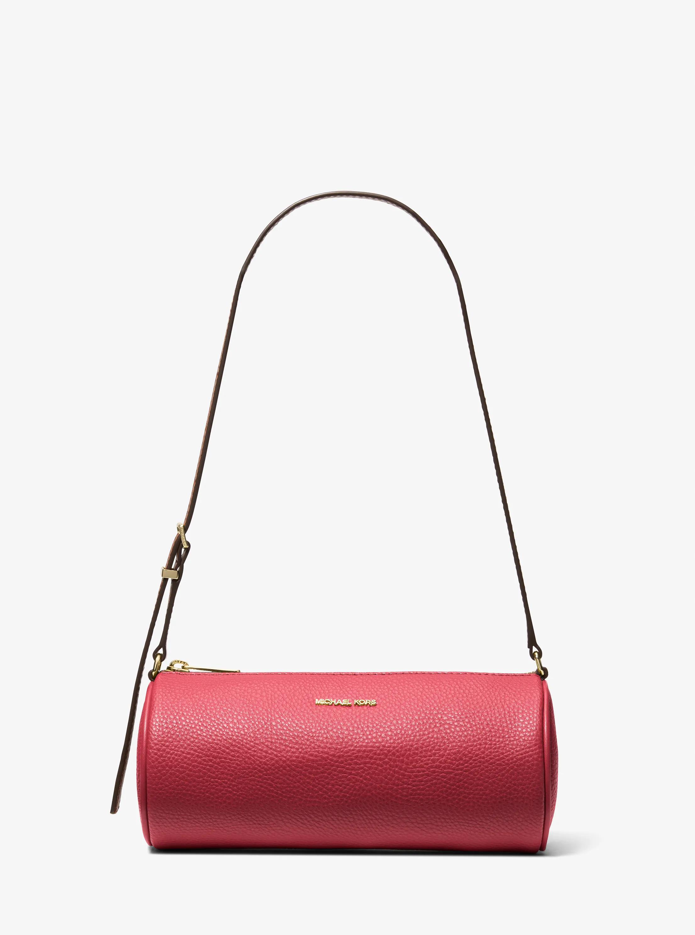 Ashton Small Barrel Pochette in BRIGHT RED | Michael Kors