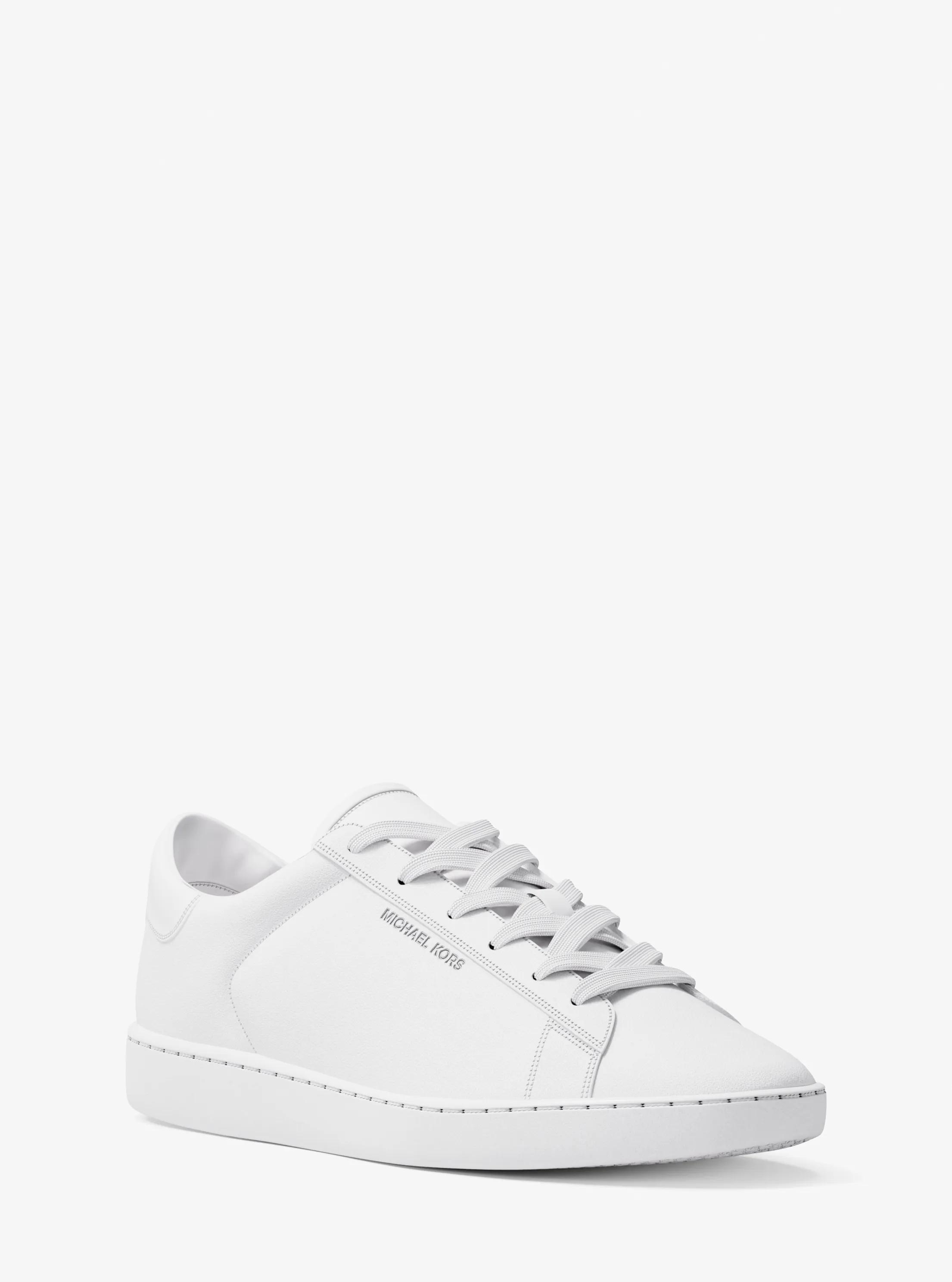Reign Leather Sneaker in OPTIC WHITE | Michael Kors
