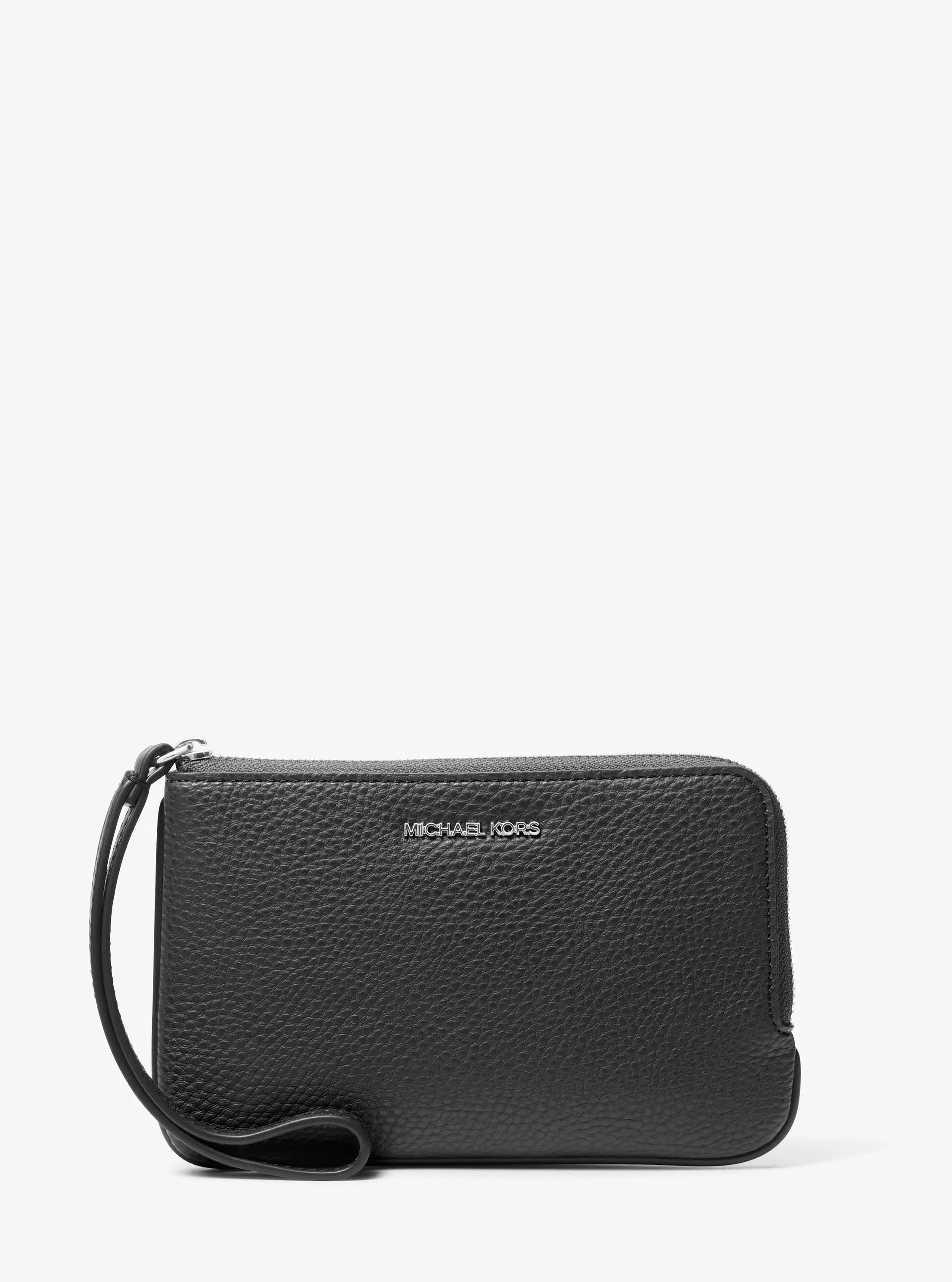 Jet Set Travel Small Wristlet in BLACK | Michael Kors