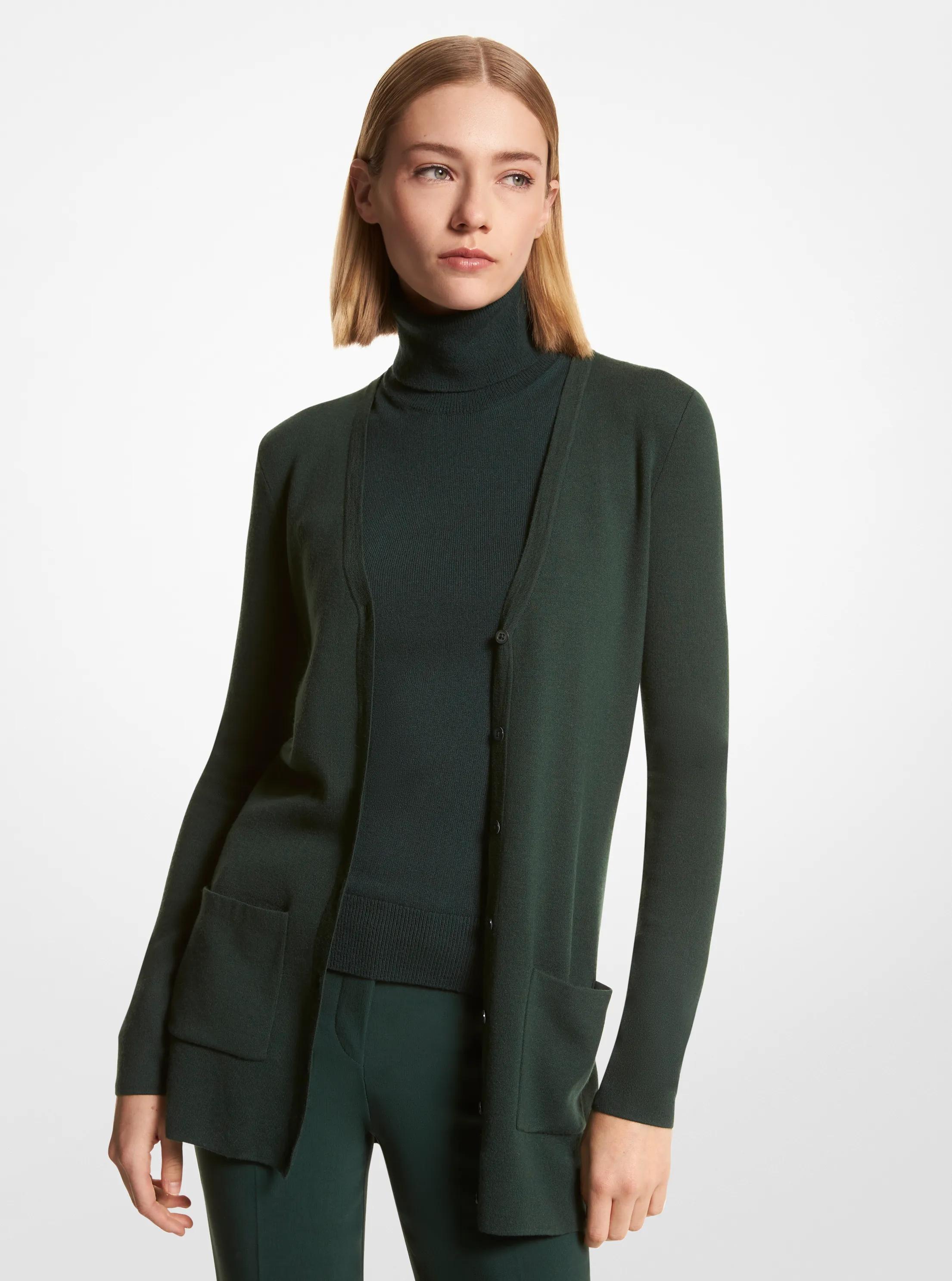 Bette Cashmere Cardigan in FOR&Ecirc;T | Michael Kors