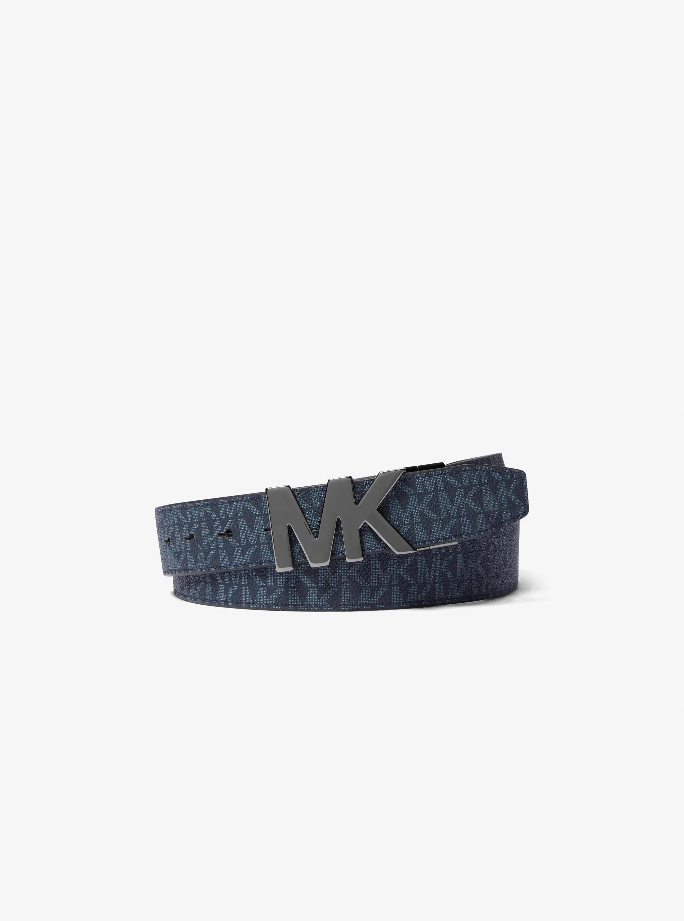4-in-1 Signature Logo Belt Box Set in ADMRL/PLBLUE | Michael Kors